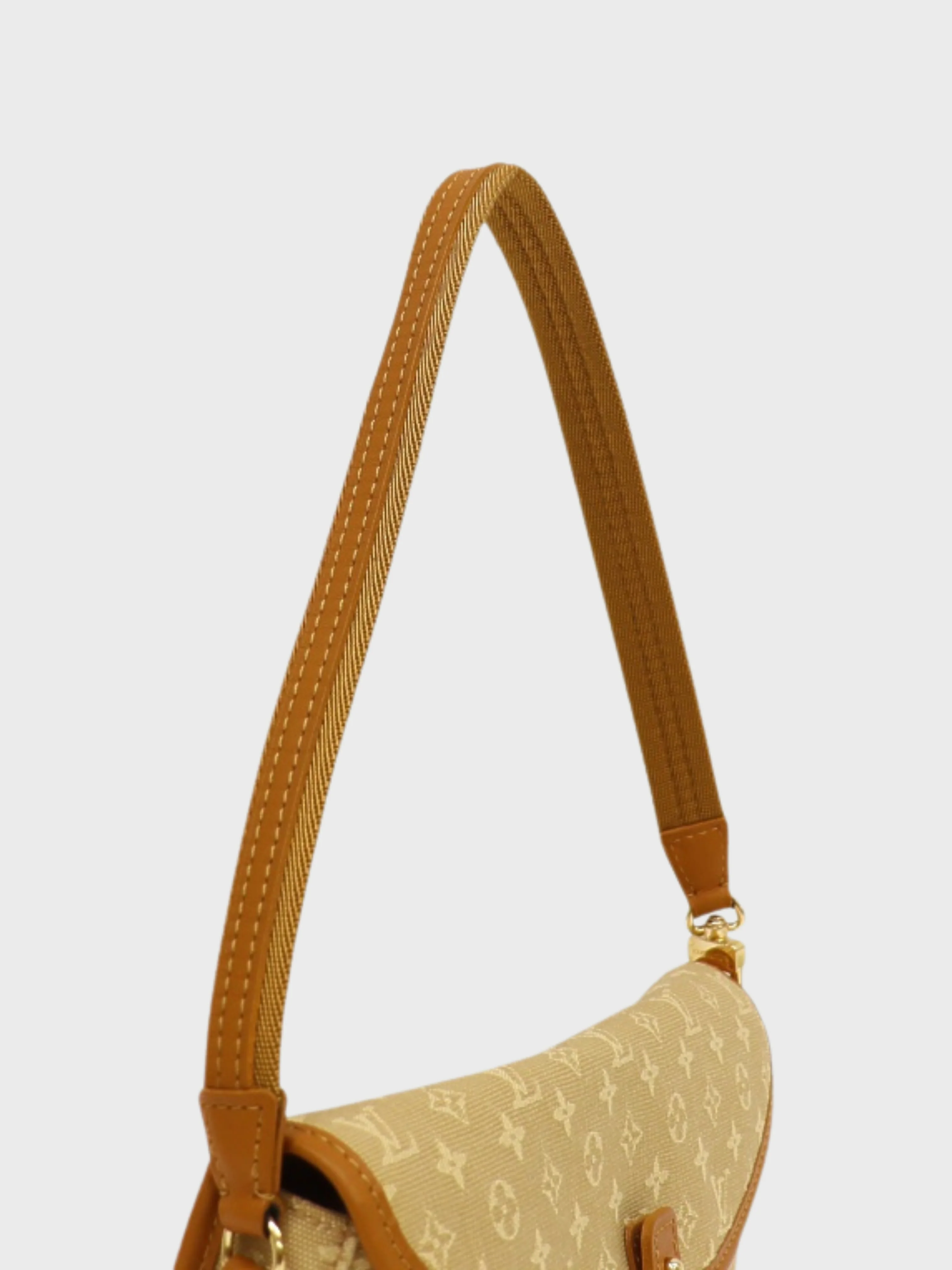Louis Vuitton 2004 Beige Monogram Mini Marjorie Shoulder Bag - Image 6