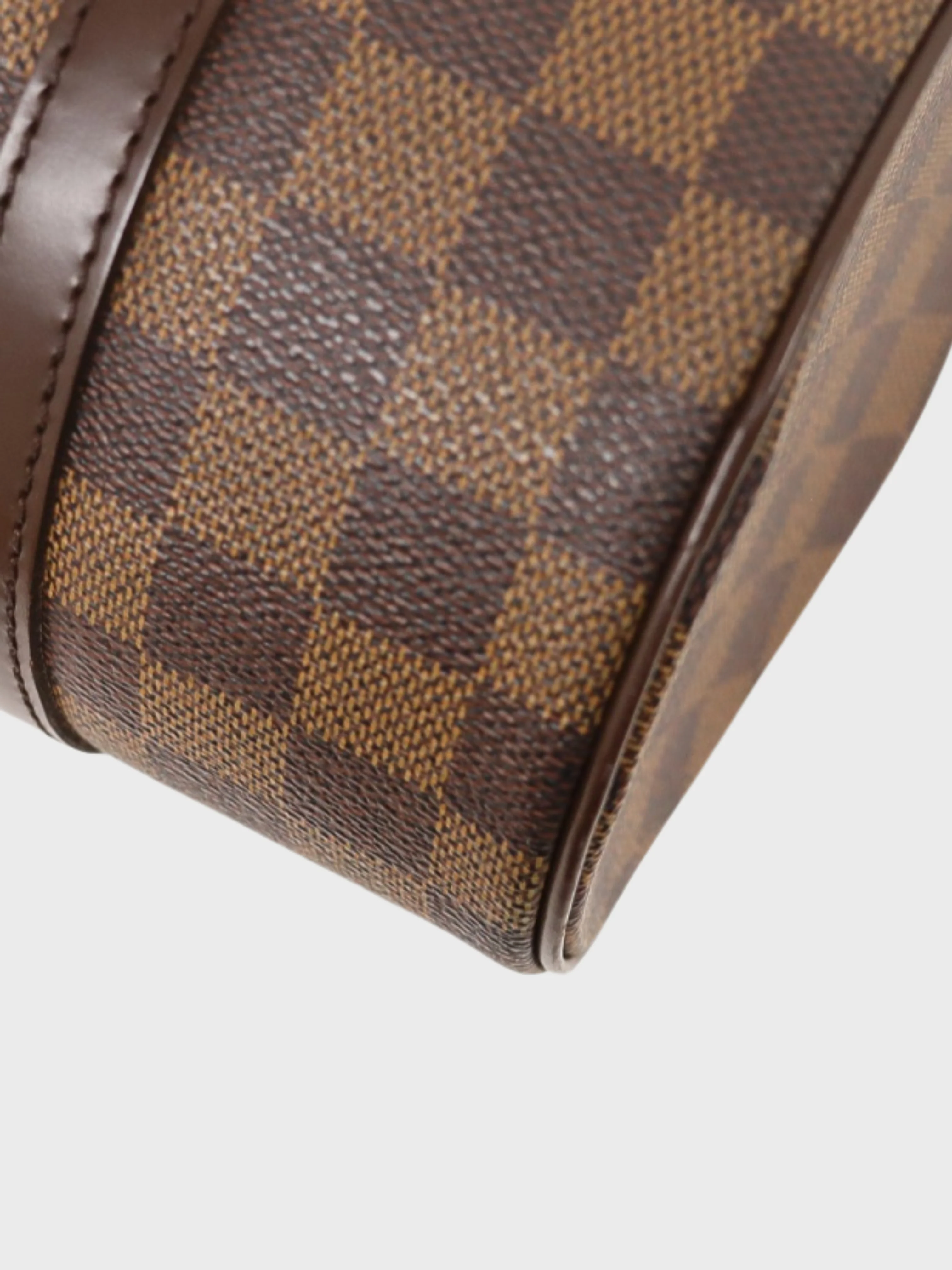 Louis Vuitton 2005 Brown Damier PVC Leather Papillon 26 Bag - Image 5