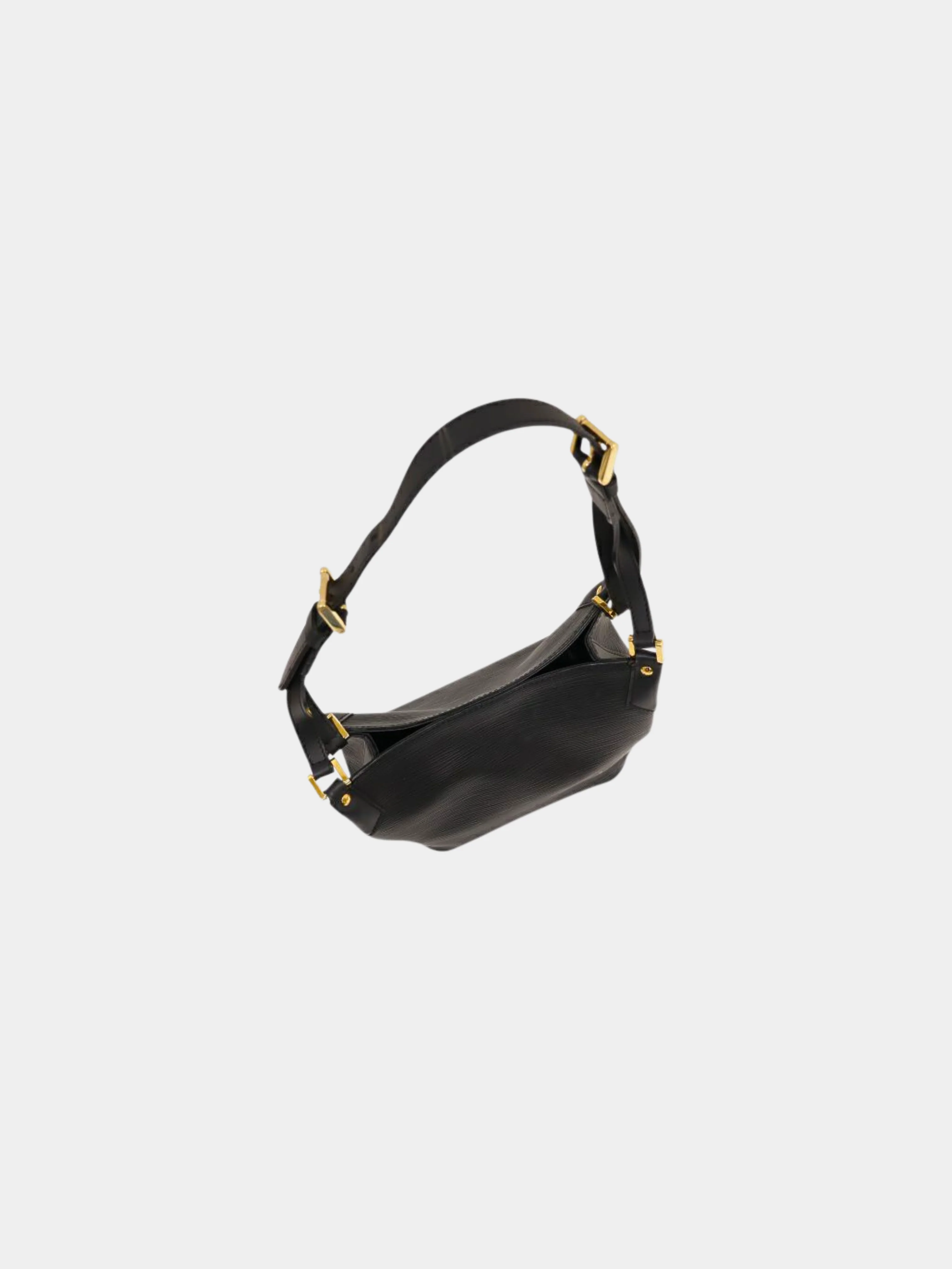 Louis Vuitton 2005 Noir Epi Leather Mandara PM Bag - Image 6