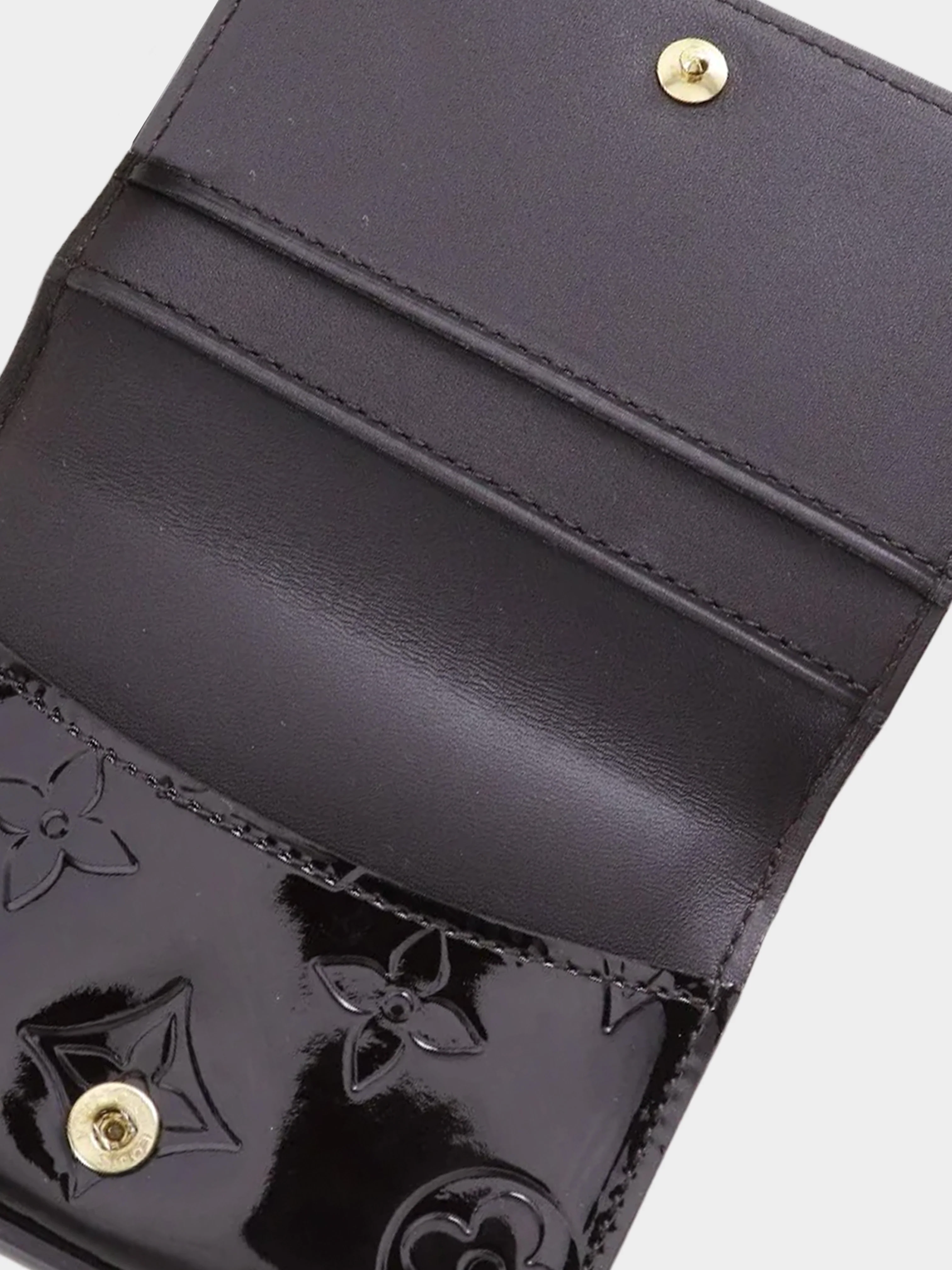 Louis Vuitton 2007 Black Vernis Monogram Ludlow Wallet - Image 4