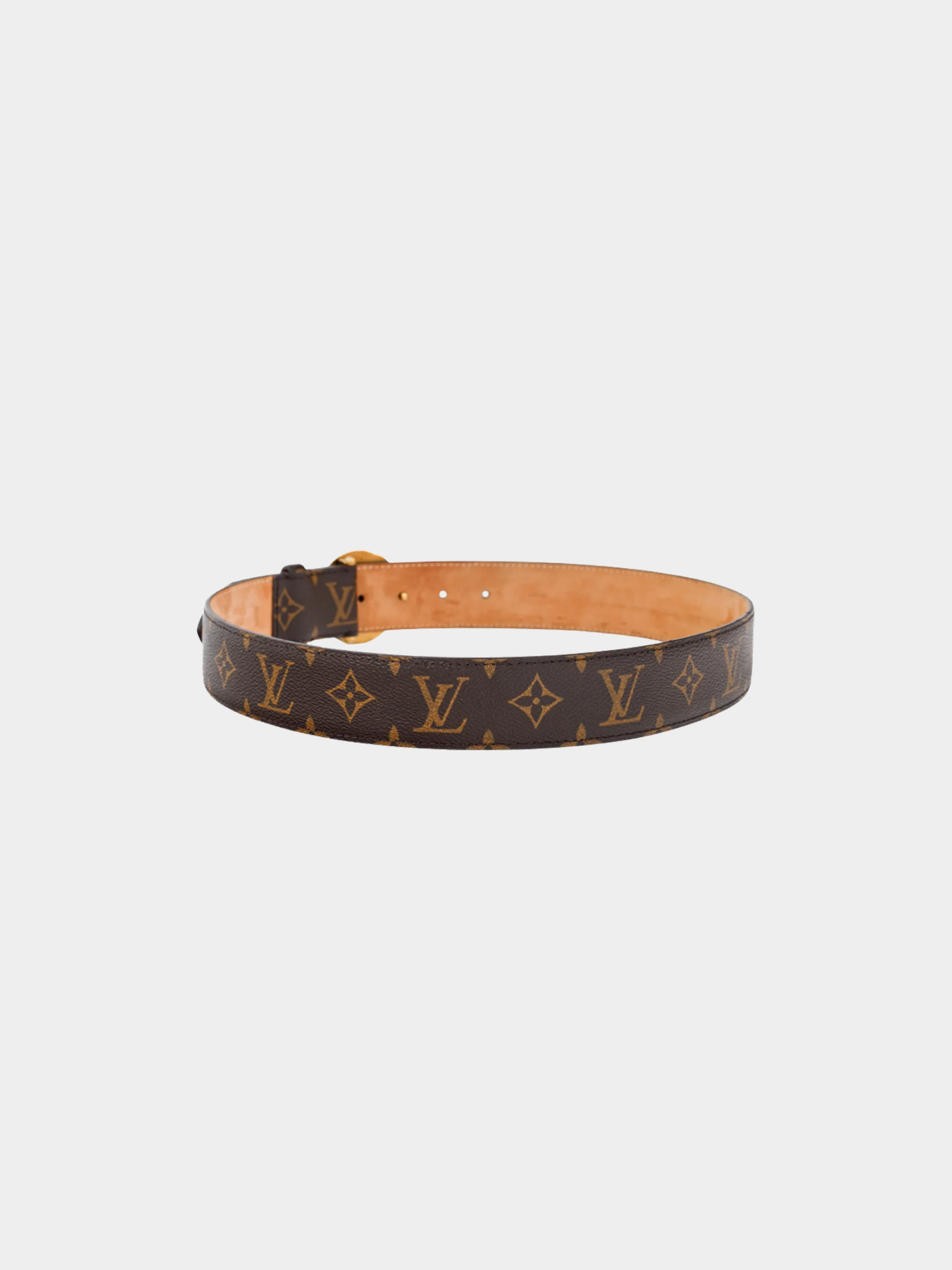 Louis Vuitton 2008 Brown Monogram Canvas Ceinture 1904 Belt - Image 2