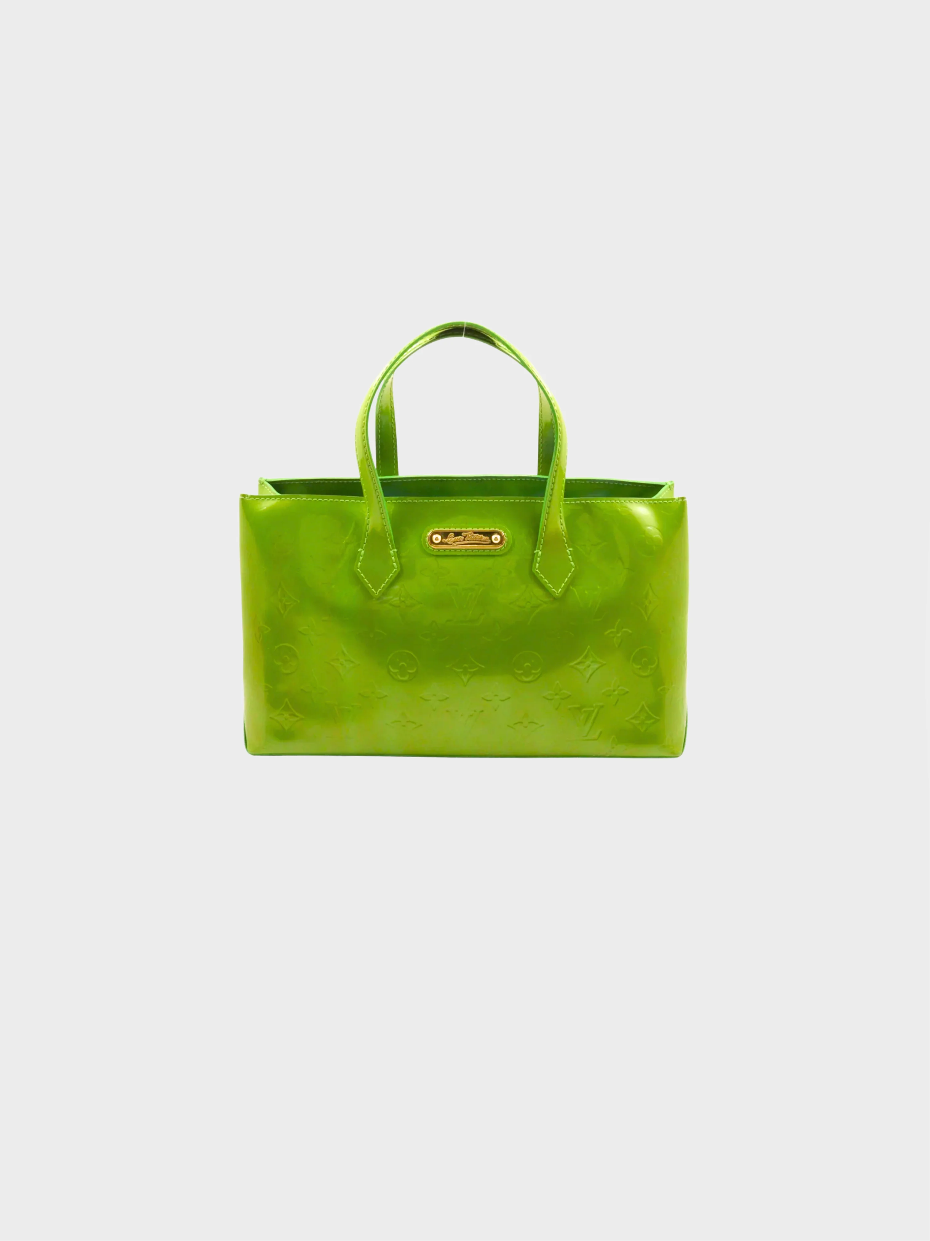 Louis Vuitton 2008 Green Wilshire Monogram Handbag
