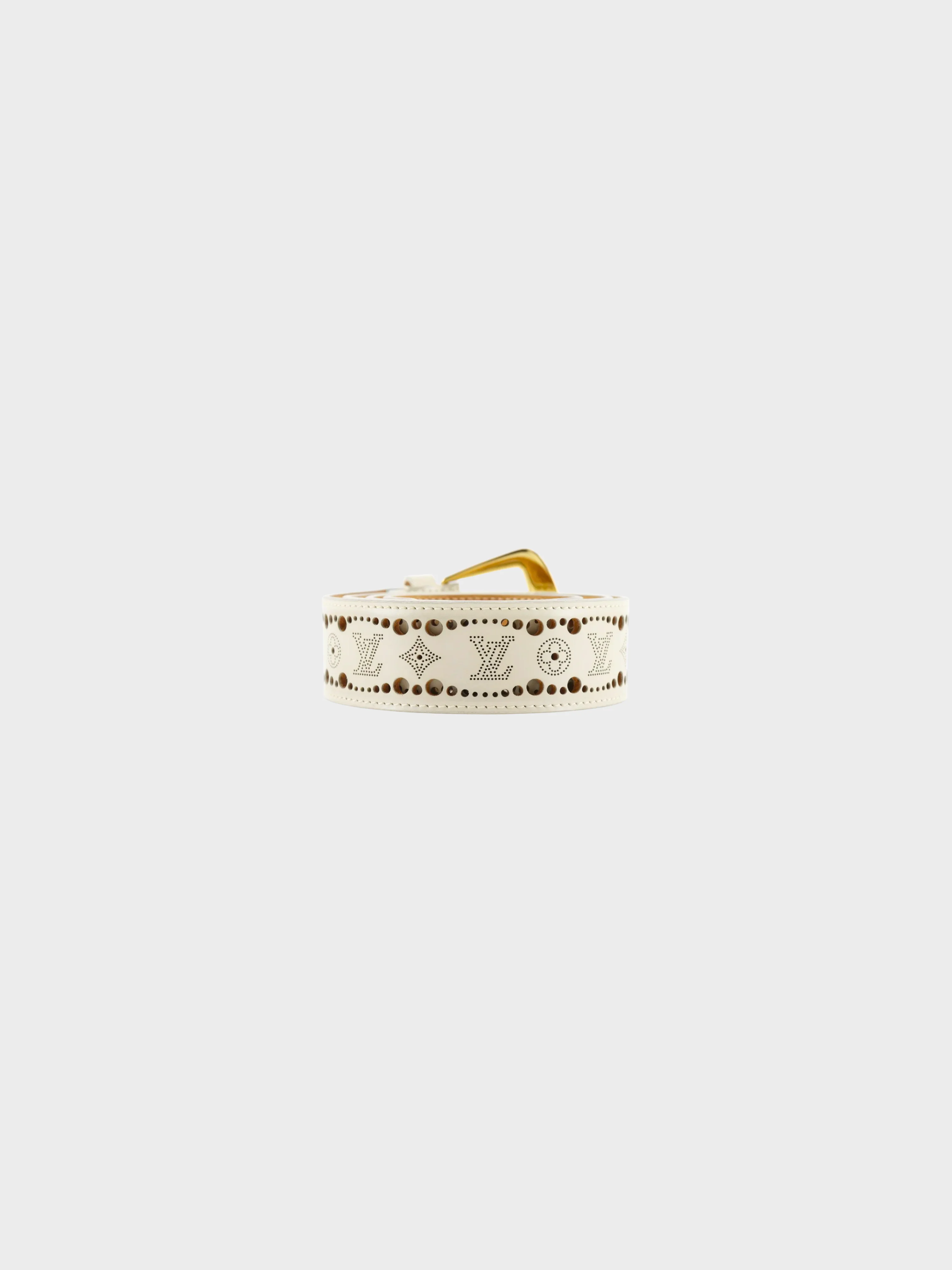 Louis Vuitton 2010 Beige Santur Phoenix Belt - Image 2