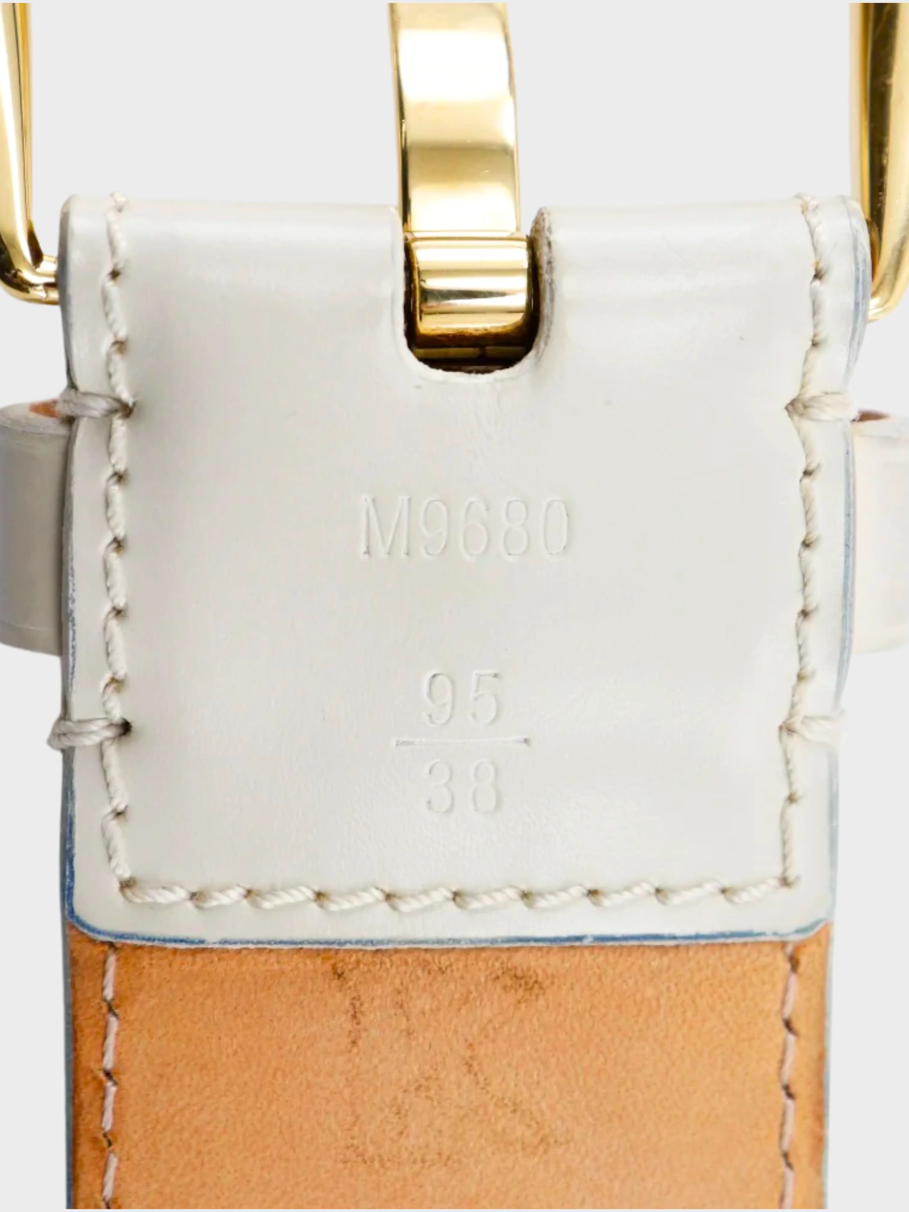 Louis Vuitton 2010 Beige Santur Phoenix Belt - Image 4