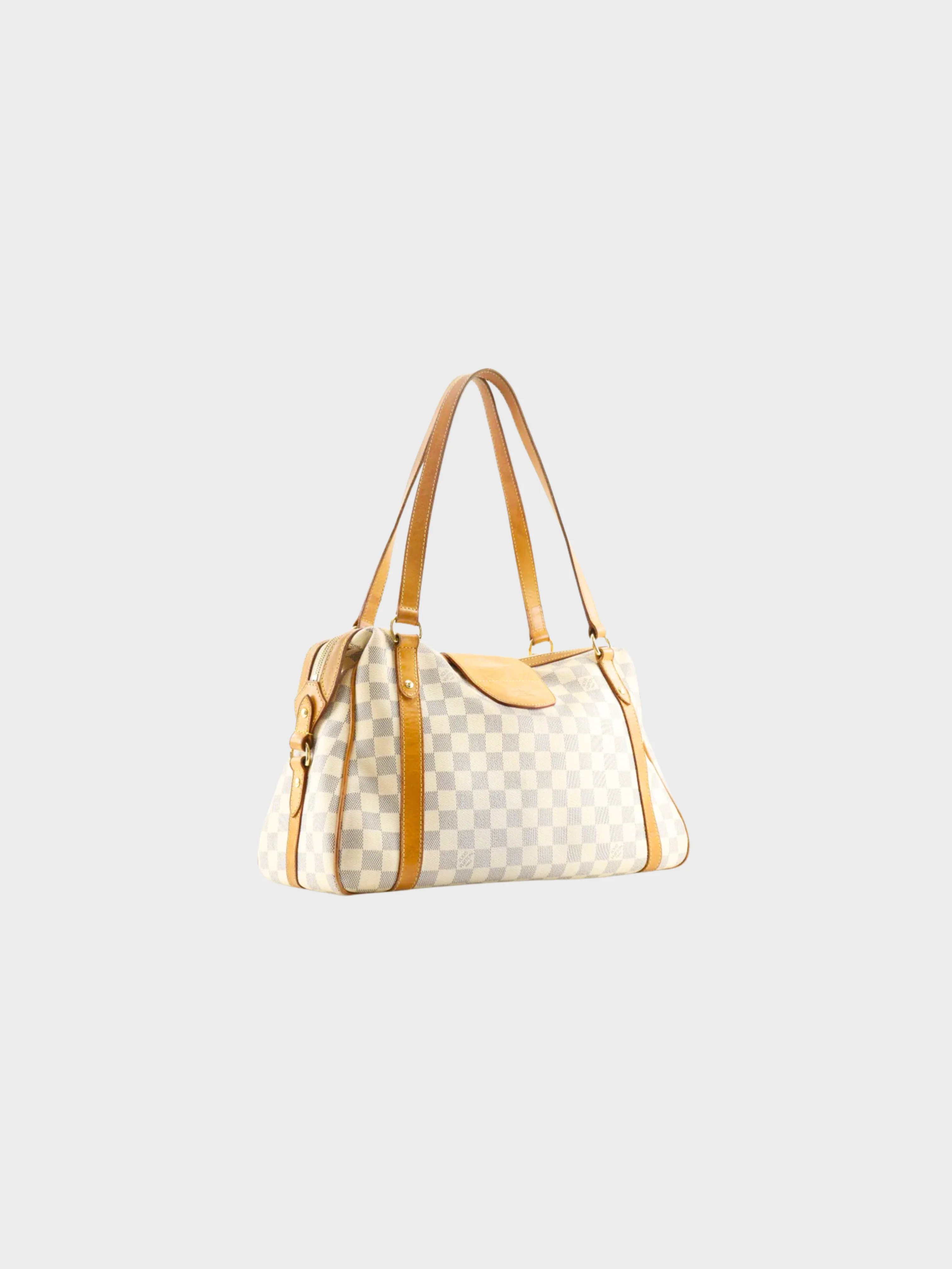 Louis Vuitton 2010 White Stresa PM Damier Azur Bag - Image 2