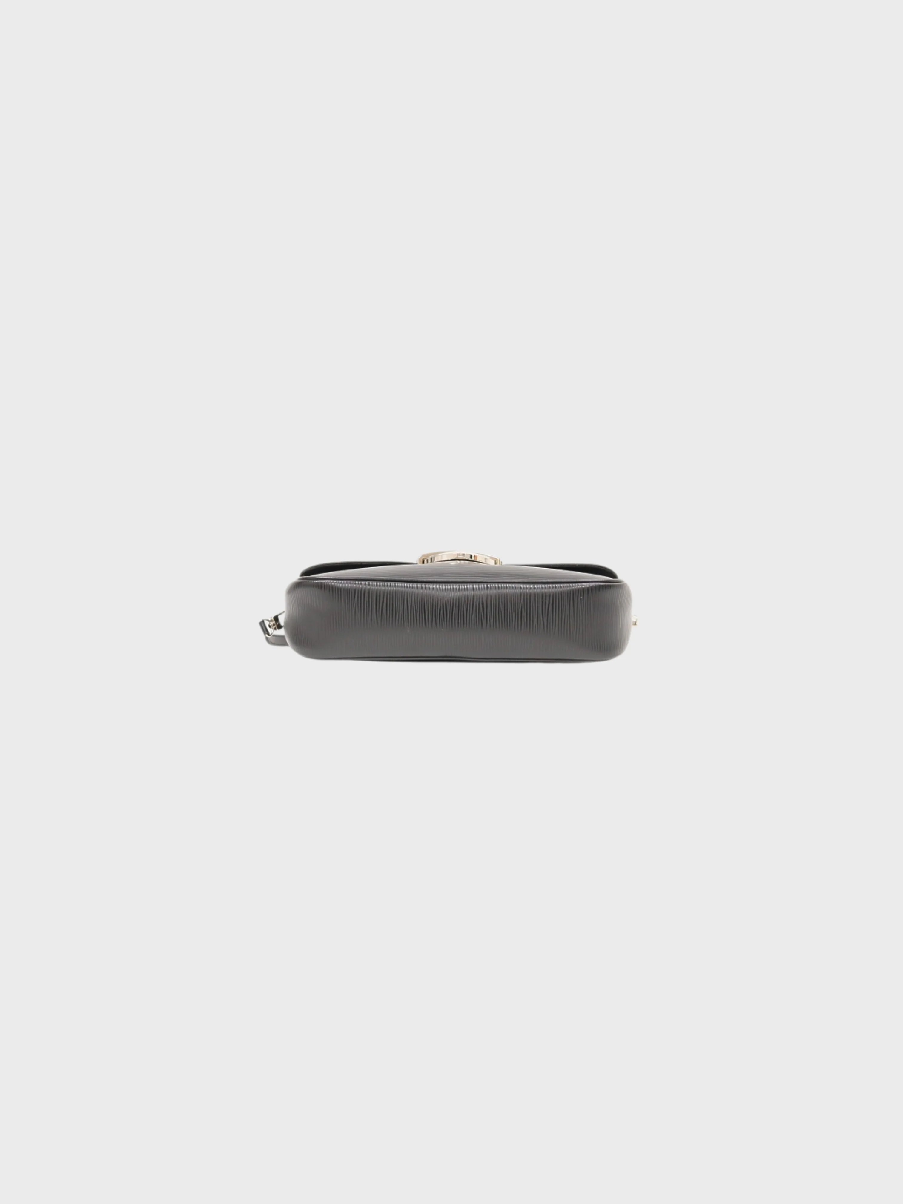 Louis Vuitton 2010s Black Epi Leather Pochette Montaigne - Image 4