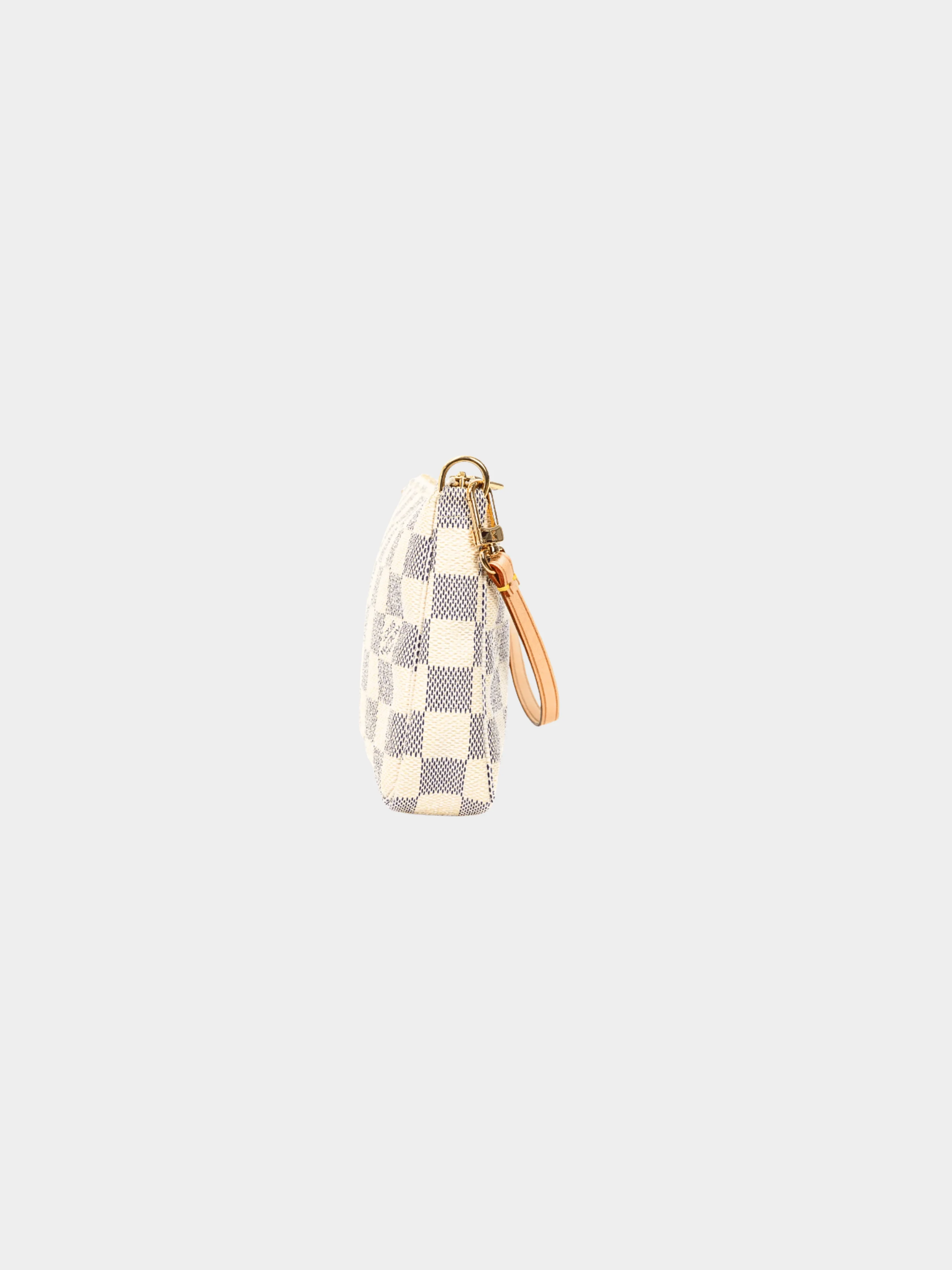 Louis Vuitton 2010s Damier Azur Canvas Pochette Accessoires - Image 3
