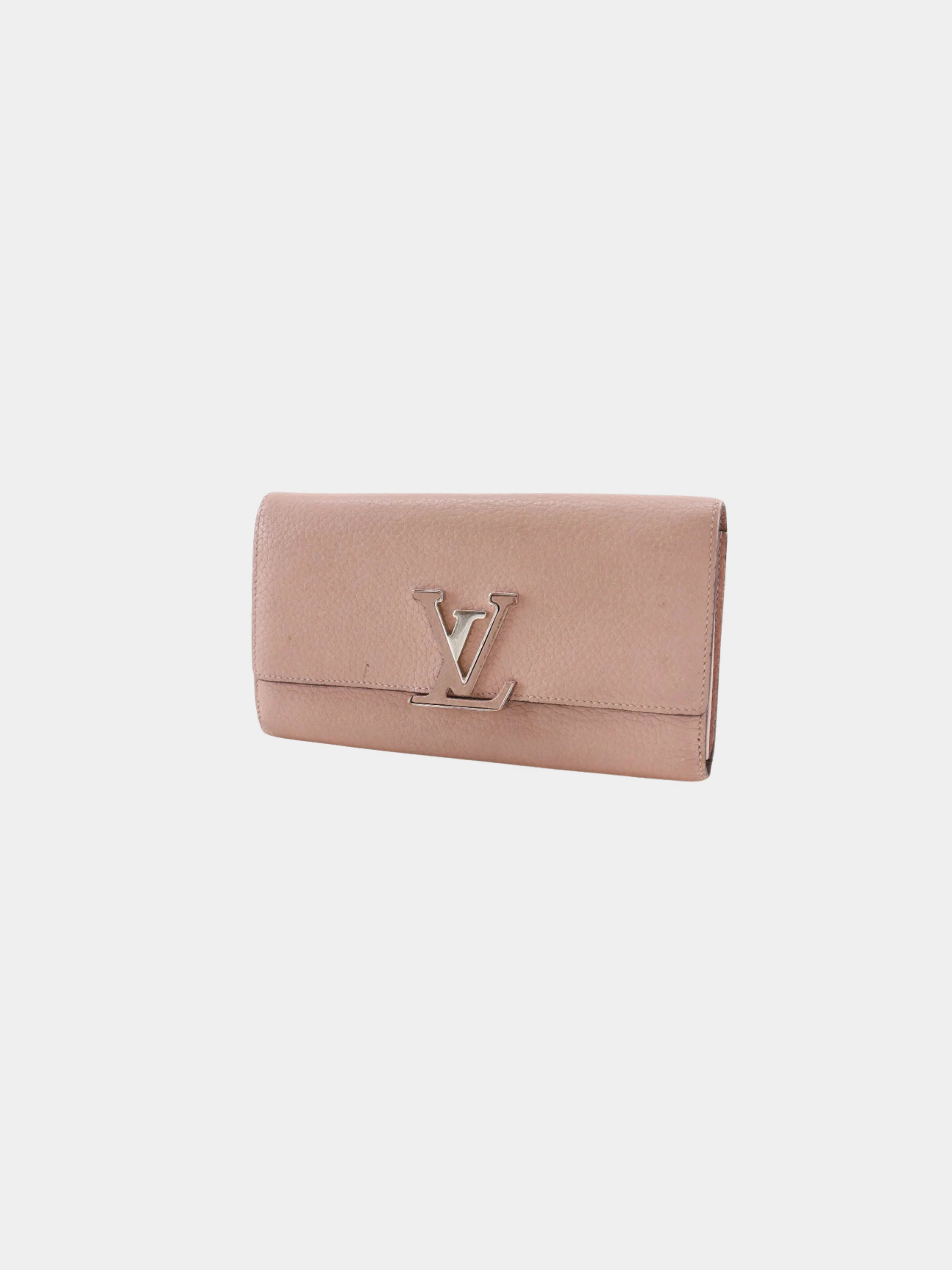 Louis Vuitton 2010s Magnolia Taurillon Clemence Capucines Wallet - Image 2