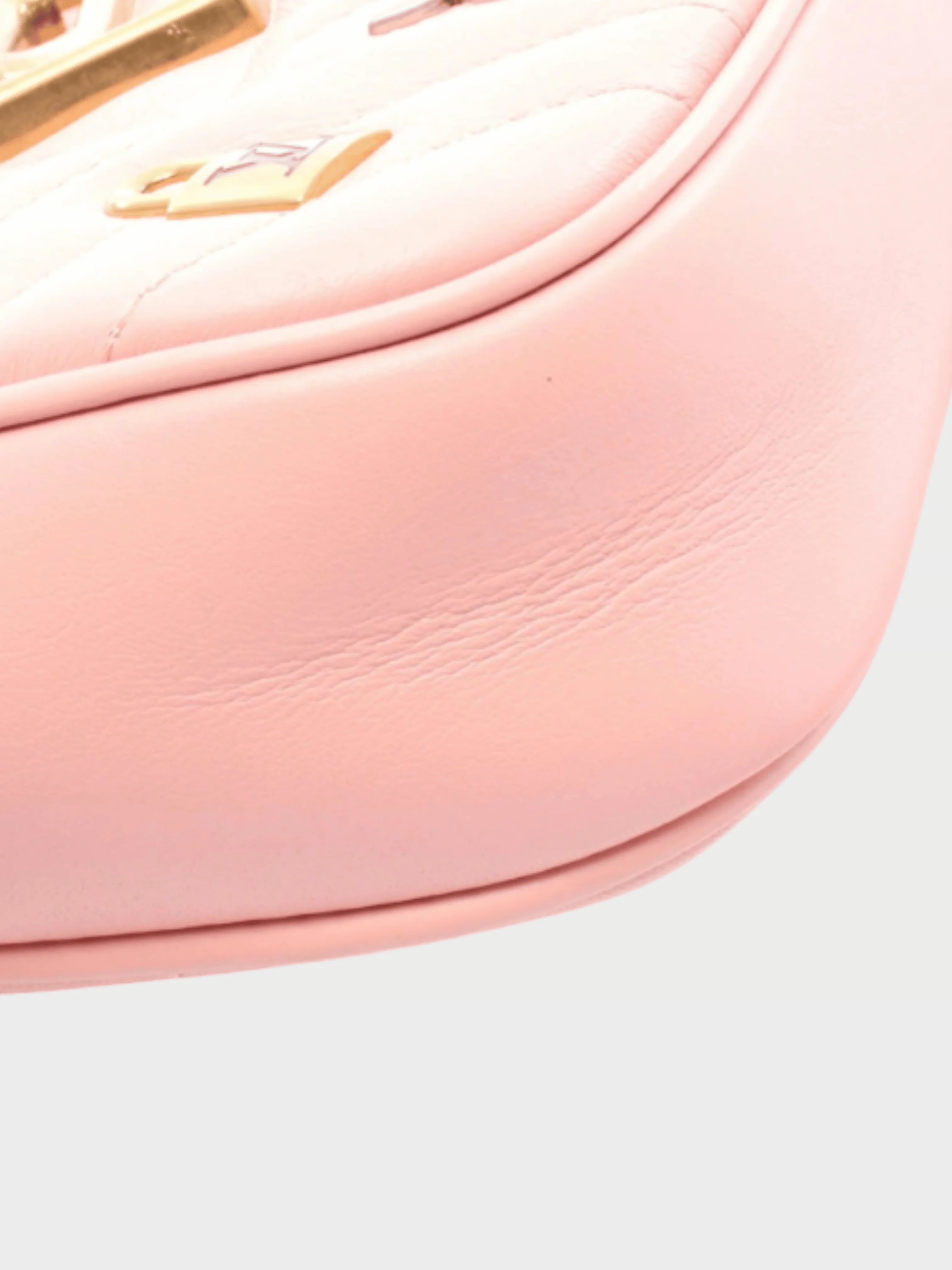 Louis Vuitton 2010s Pink Leather New Wave Heart Bag - Image 3