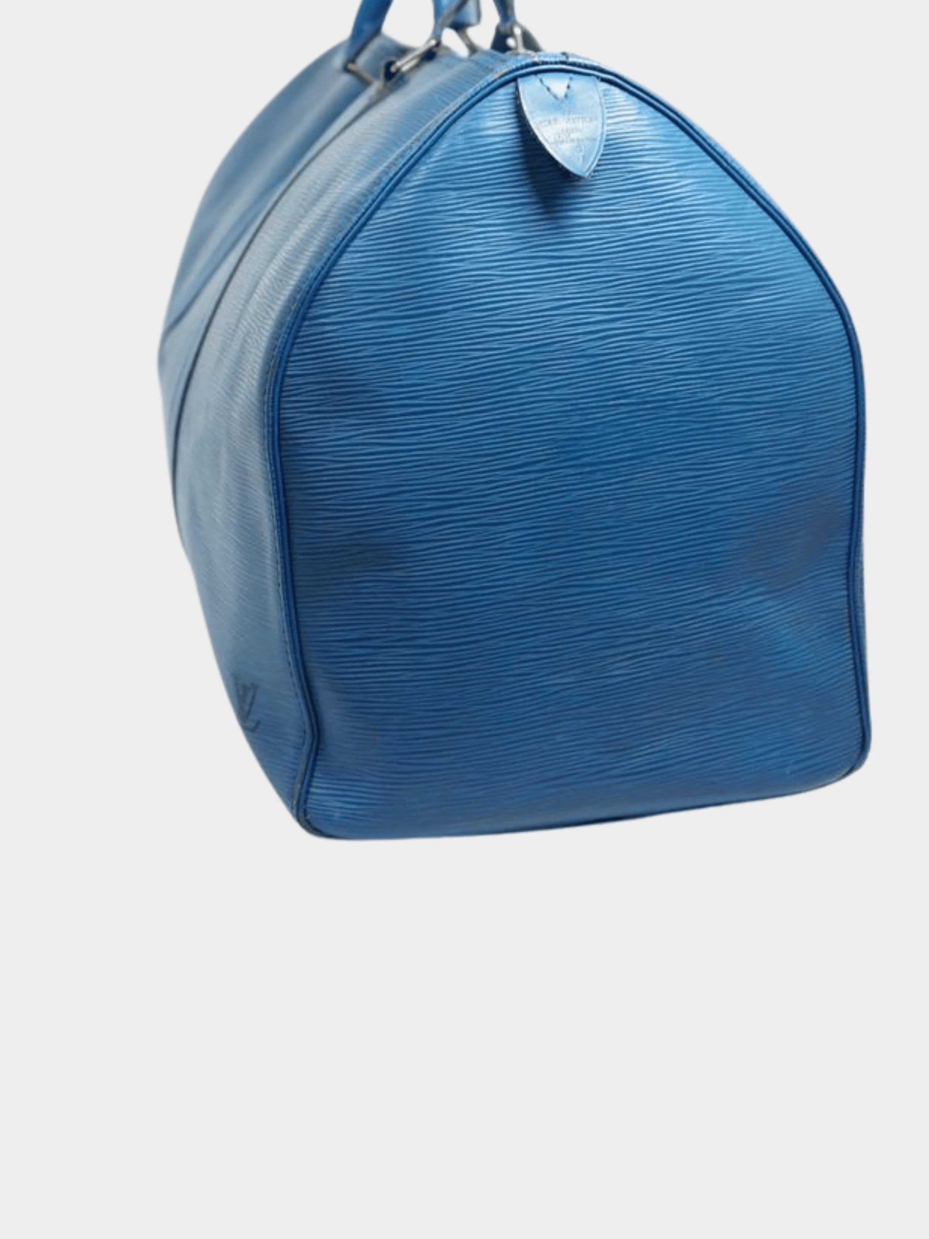Louis Vuitton 2010s Toledo Blue Epi Leather Keepall 50 Bag - Image 2