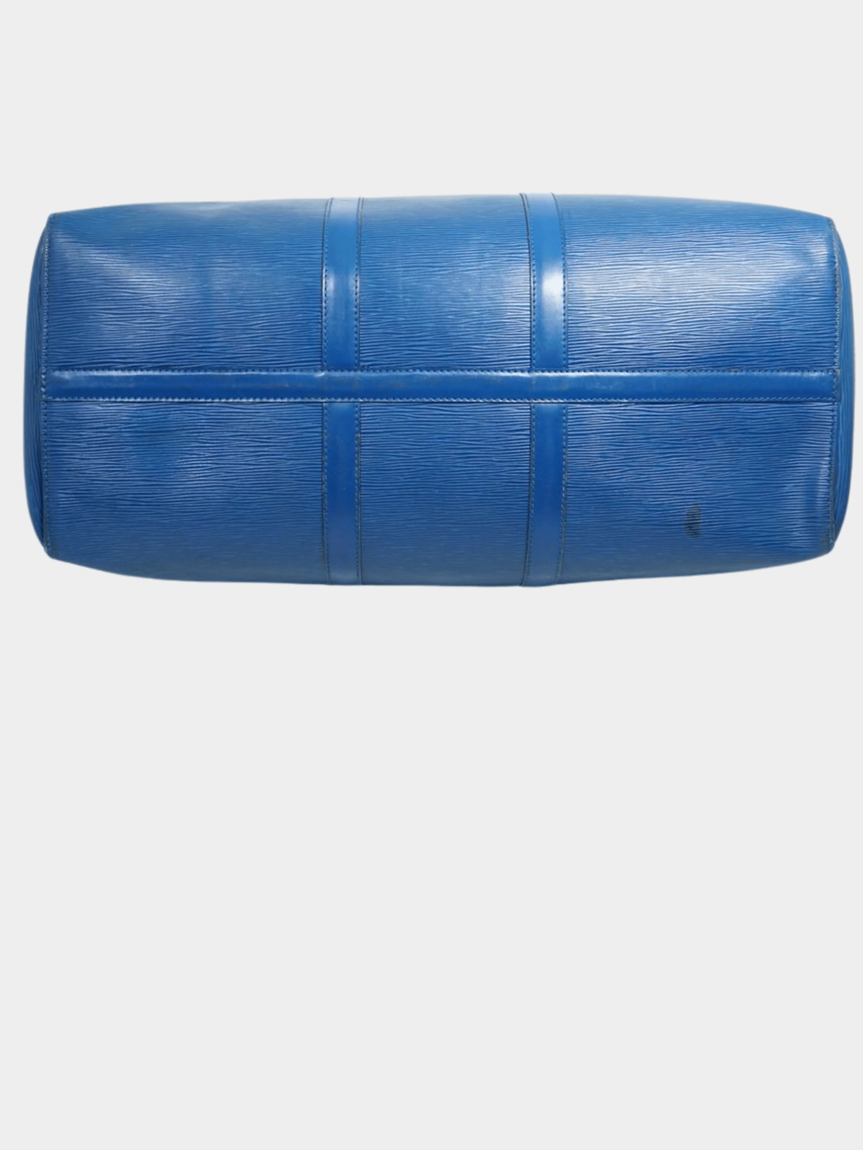 Louis Vuitton 2010s Toledo Blue Epi Leather Keepall 50 Bag - Image 3