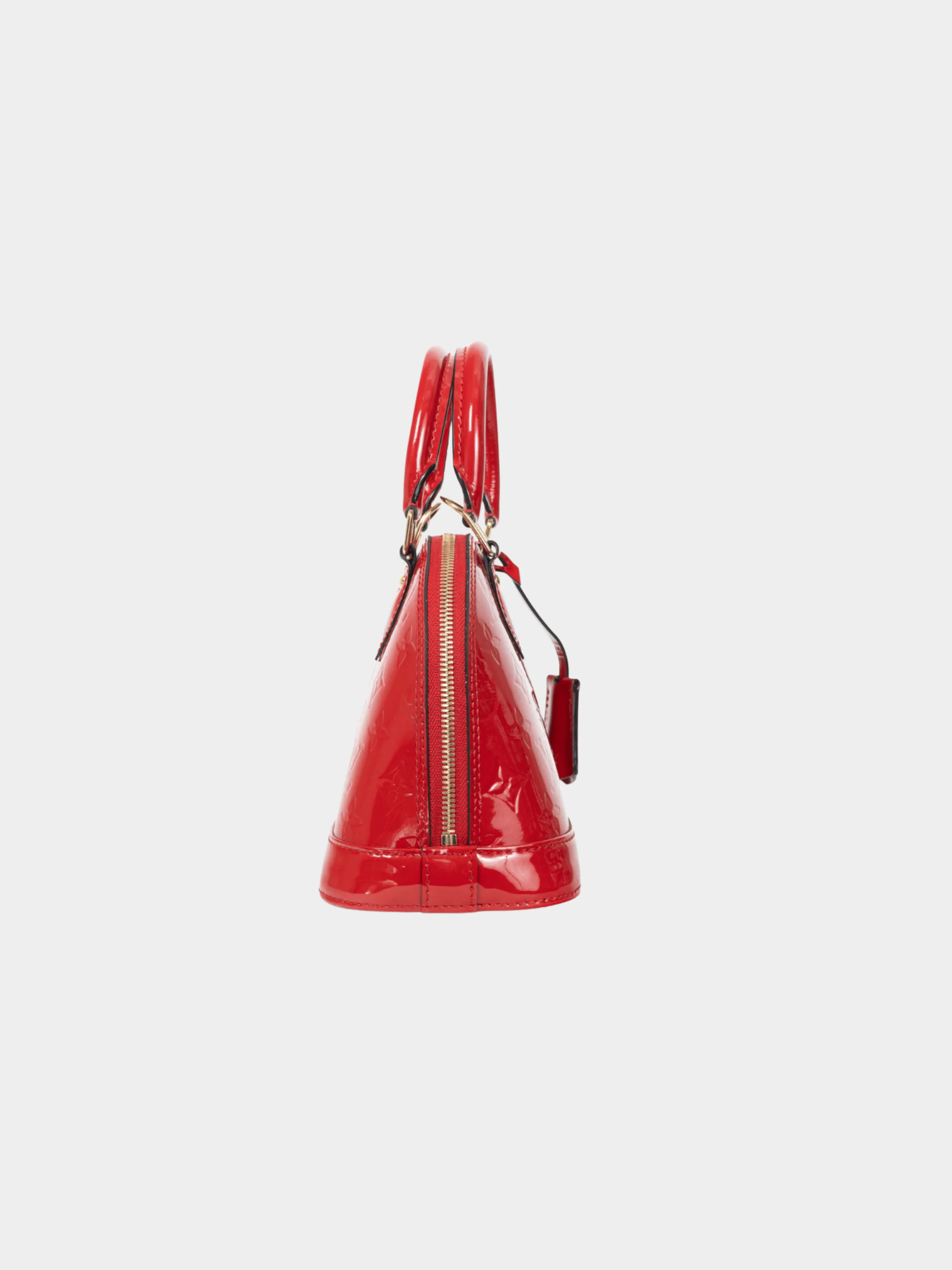 Louis Vuitton 2014 Alma BB Cerise Monogram Vernis Tote - Image 2
