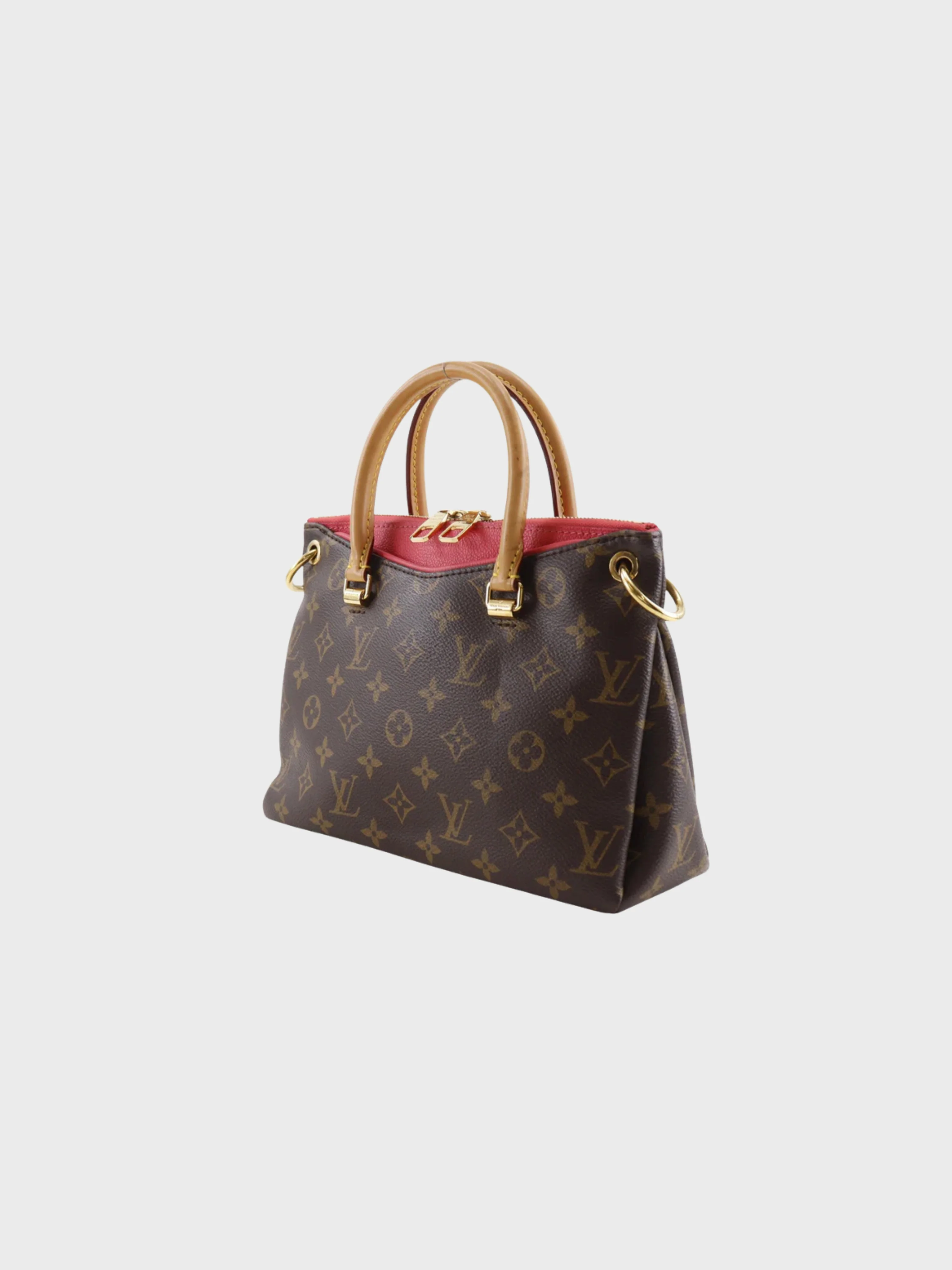 Louis Vuitton 2014 Brown Monogram Canvas Pallas BB 2-Way Handbagv - Image 3
