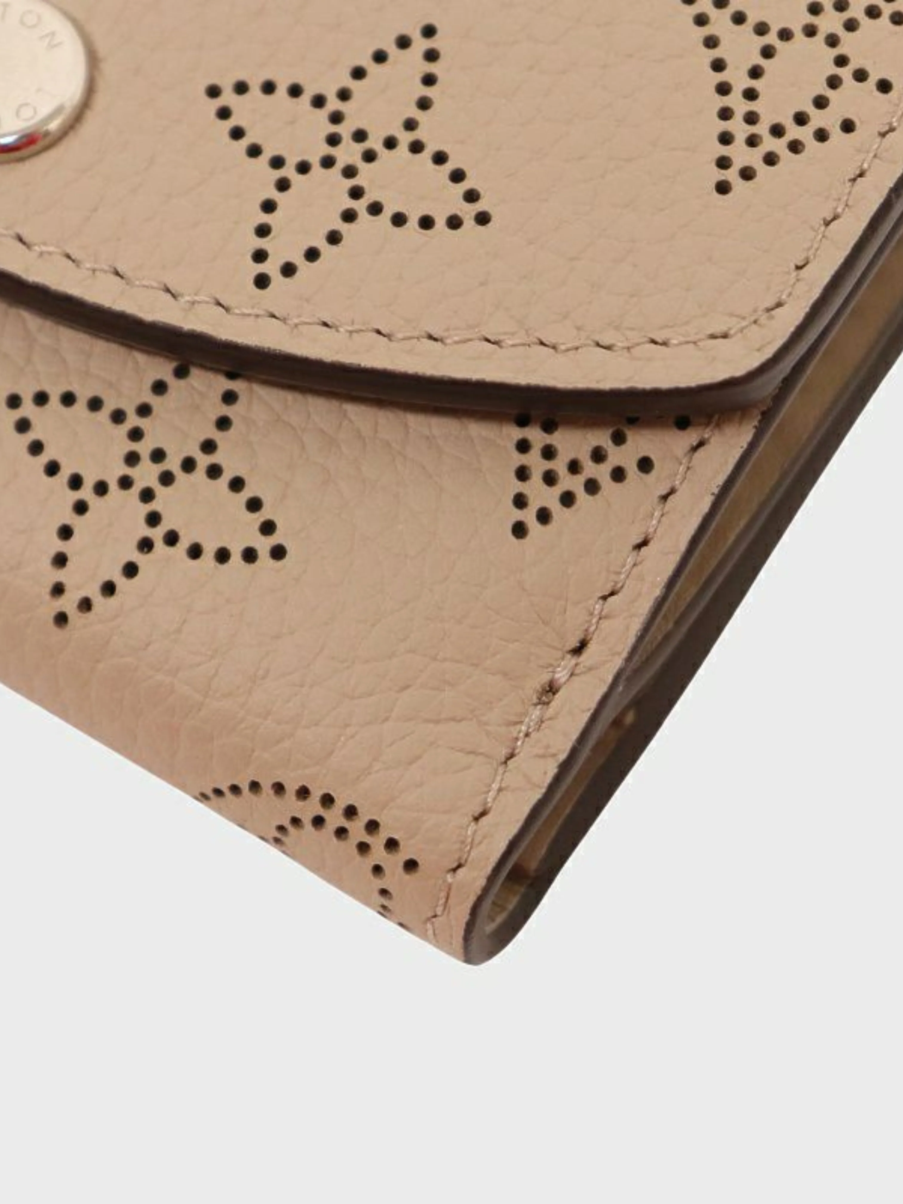 Louis Vuitton 2020s Beige Leather Portefeuille Iris XS Wallet - Image 4