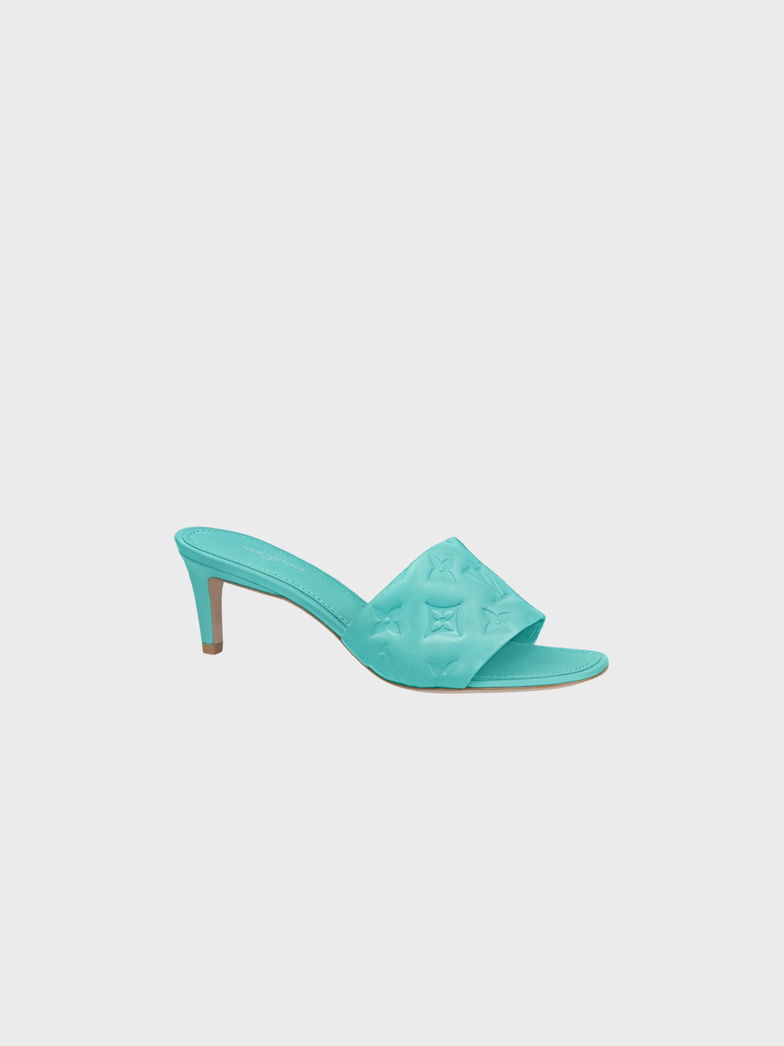 Louis Vuitton 2020s Light Blue Monogram Revival Sandals