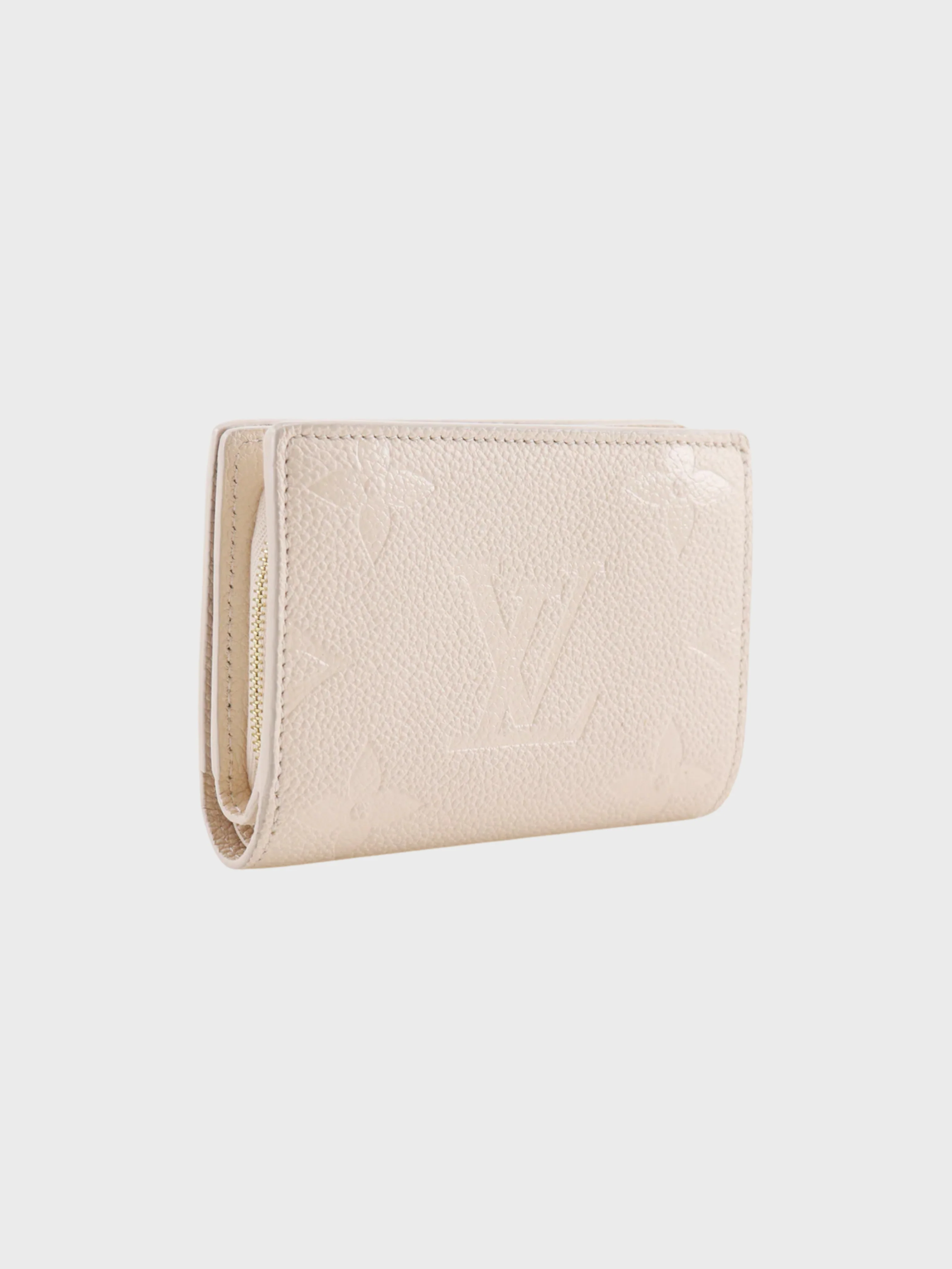 Louis Vuitton 2020s Off White Monogram Empreinte Portefeuille Cléa Wallet - Image 3