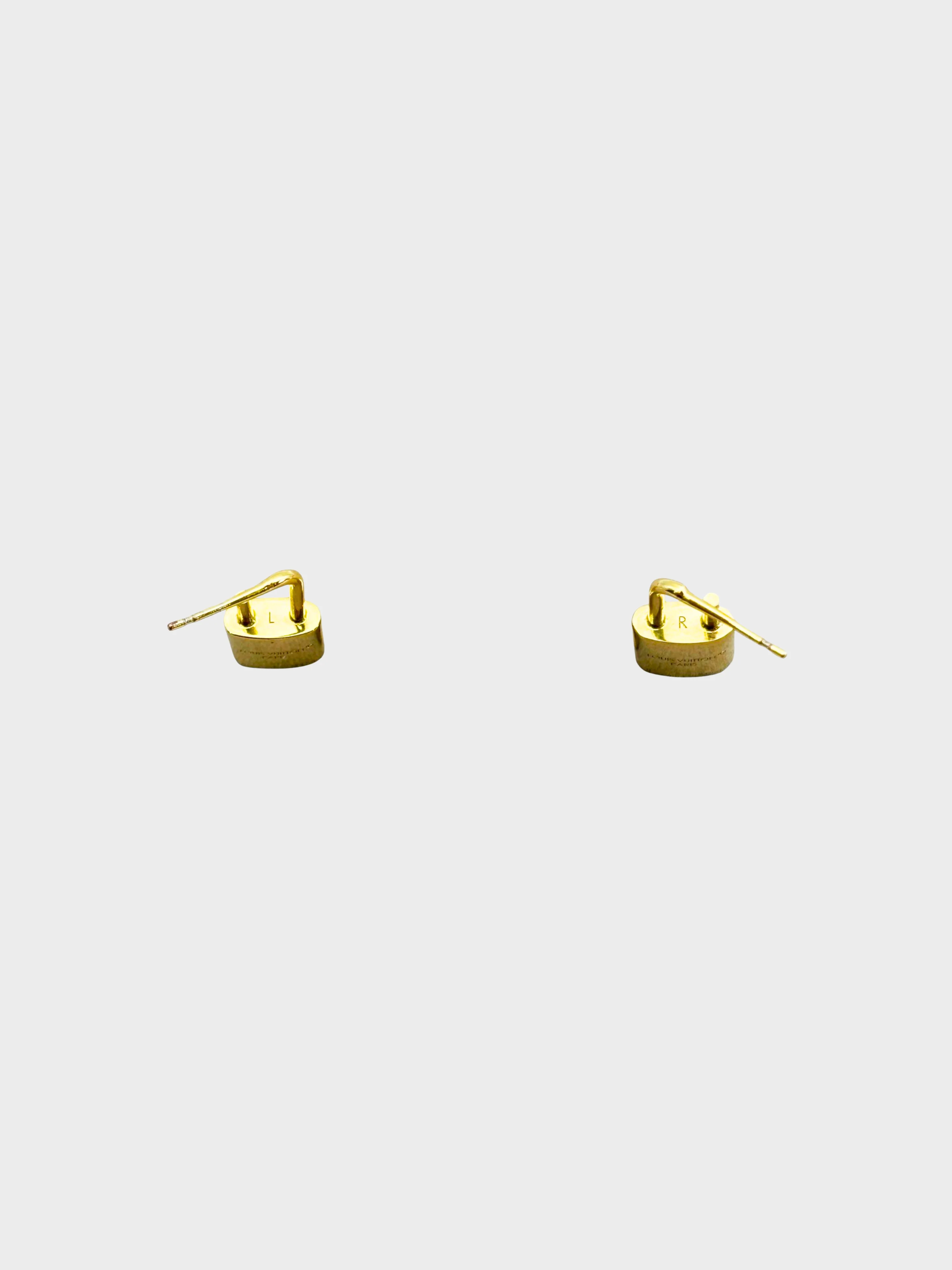 Louis Vuitton 2023 Gold Cadenas Heart Earrings - Image 3