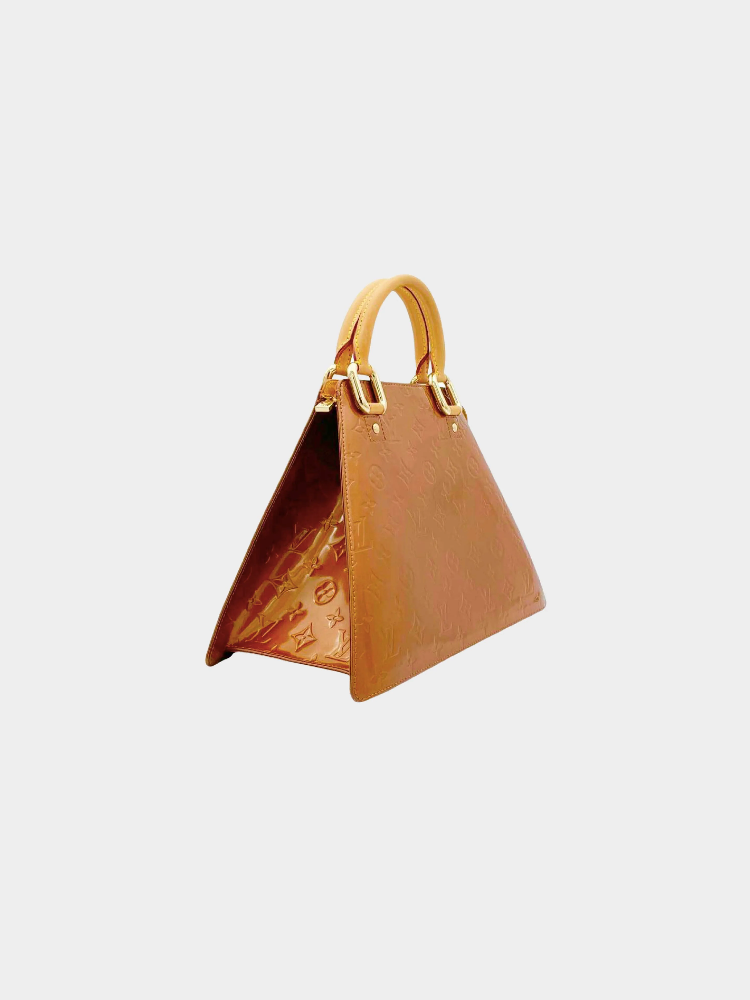 Louis Vuitton 2000 Bronze Monogram Vernis Forsyth GM Bag - Image 2