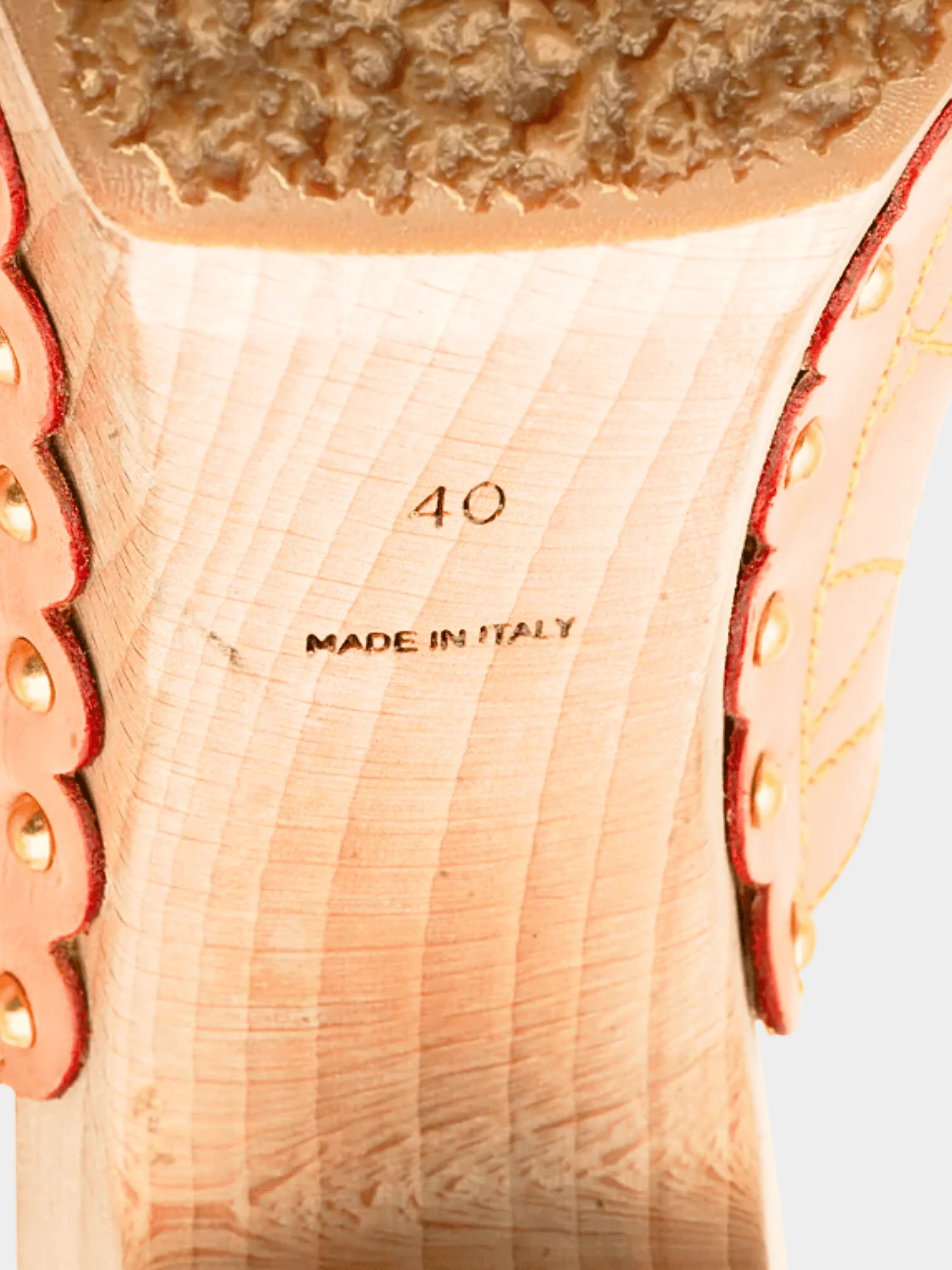 Louis Vuitton by Marc Jacobs 2004 Tan Leather Clogs - Image 6
