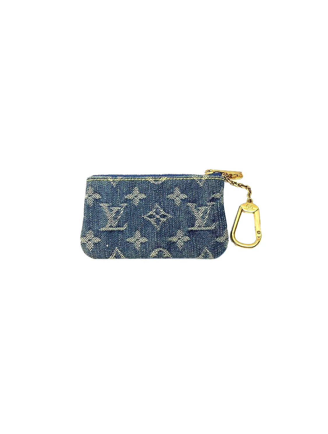Louis Vuitton 2000s Denim Rare Coin Pouch - Image 2
