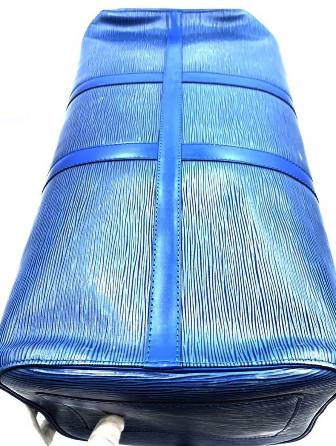 Louis Vuitton 2000s Epi Leather Blue Boston Bag - Image 2