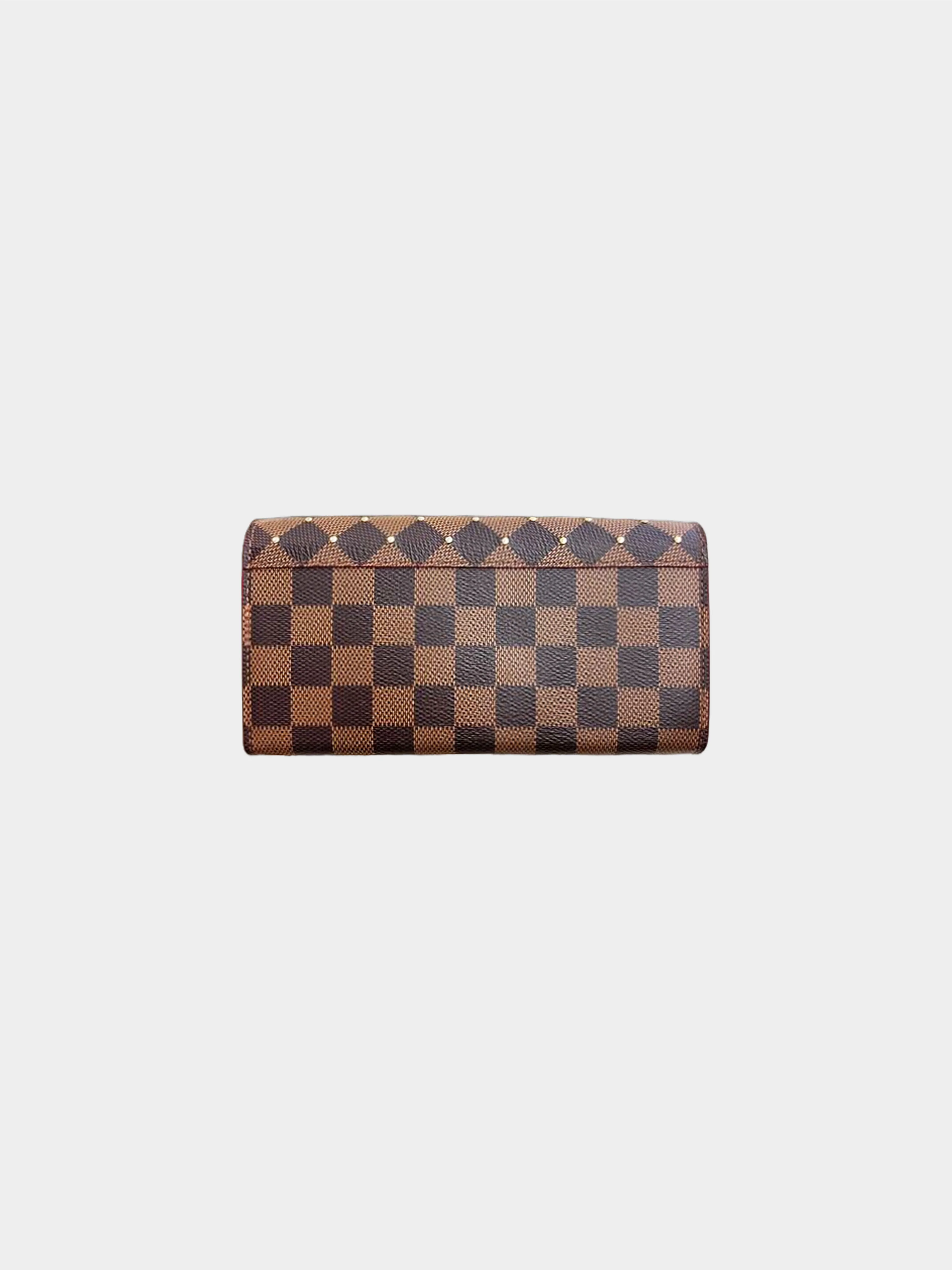 Louis Vuitton FW 2018 Damier Studded Sarah Wallet - Image 2