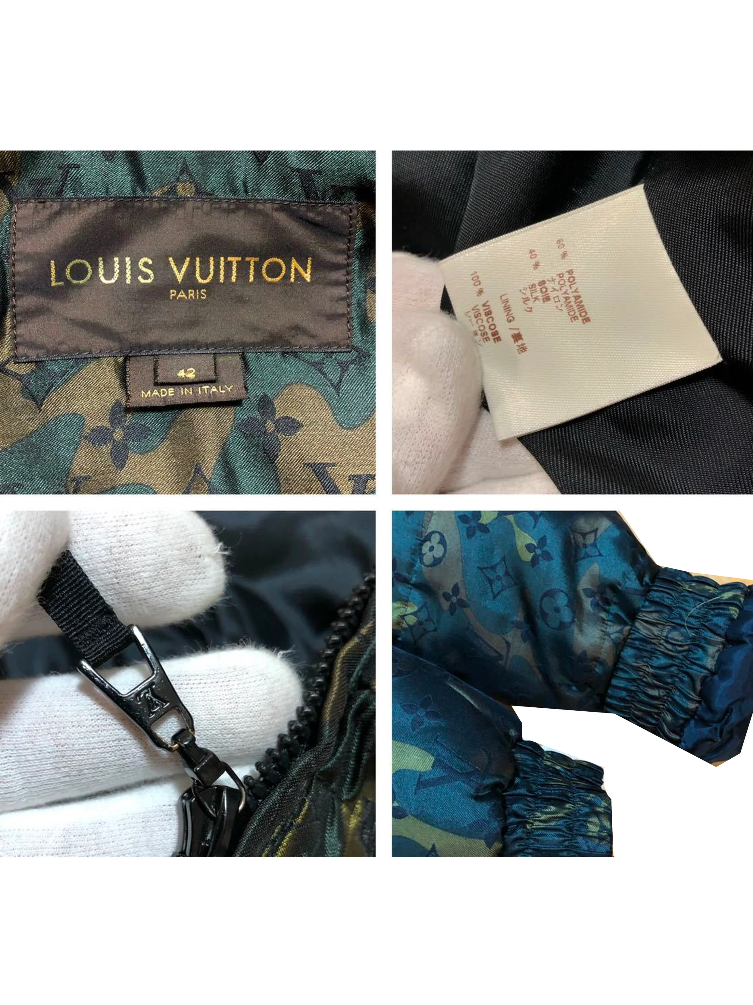 Louis Vuitton x Murakami 2000s Monogram Convertible Puffer Jacket/Vest - Image 2