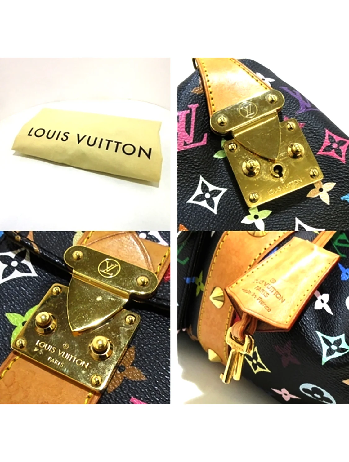 Louis Vuitton Rare Murakami Black Duffle - Image 5