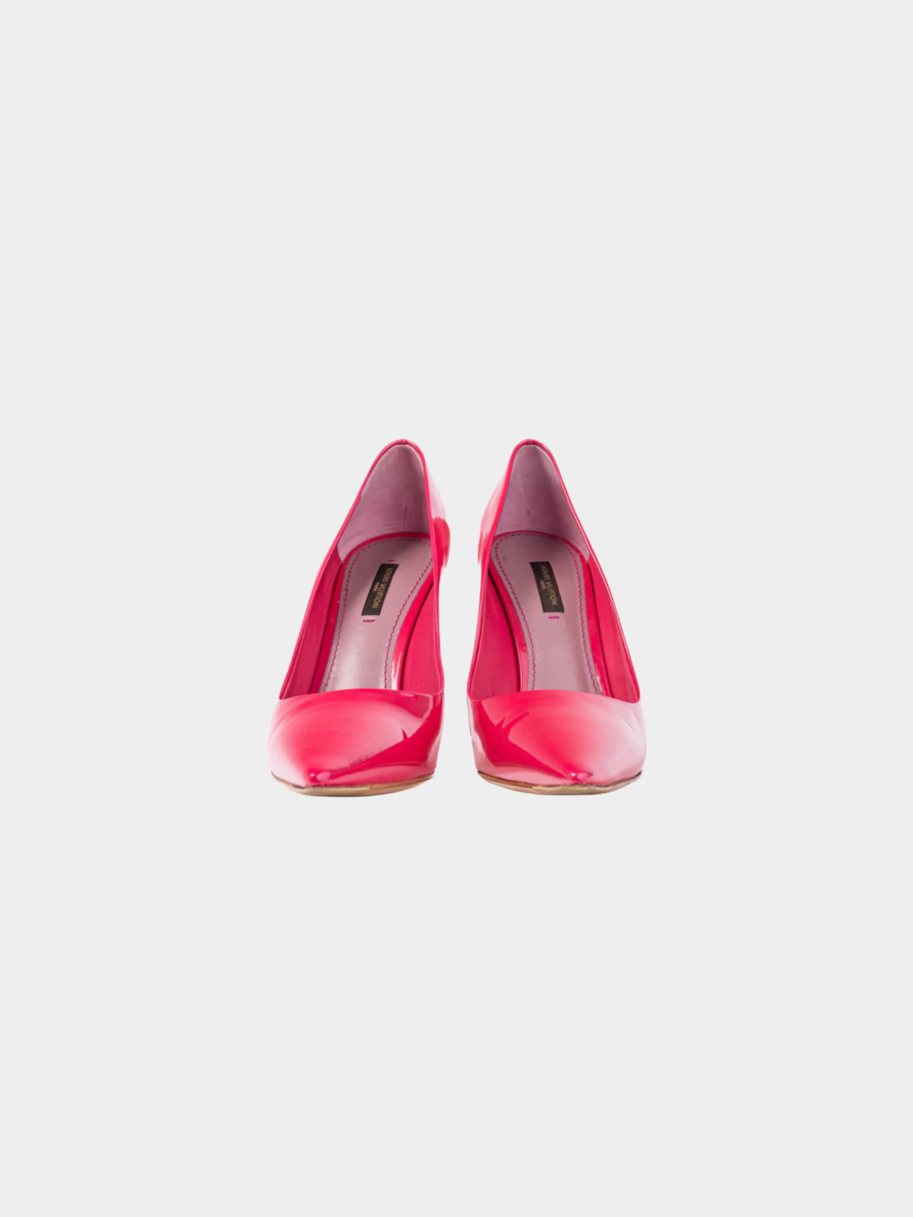 Louis Vuitton SS 2009 Strawberry Rose Pop Patent Leather Pointed-Toe Pumps - Image 2