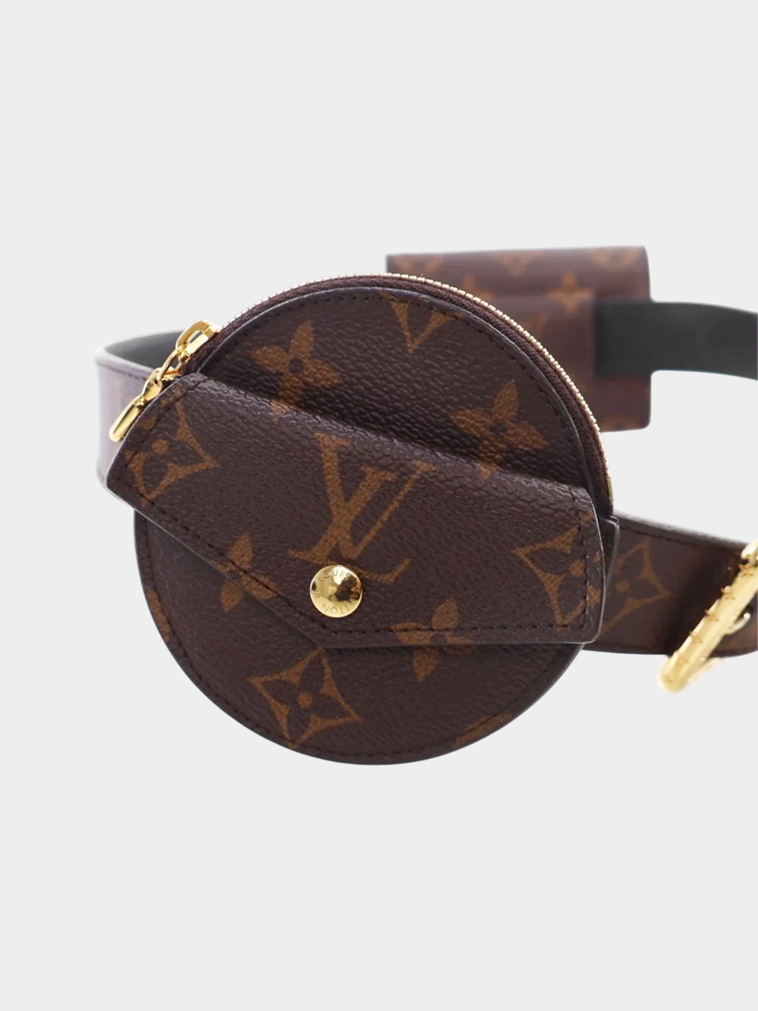 Louis Vuitton SS 2020 Brown Monogram Daily Multi Pocket Belt - Image 3