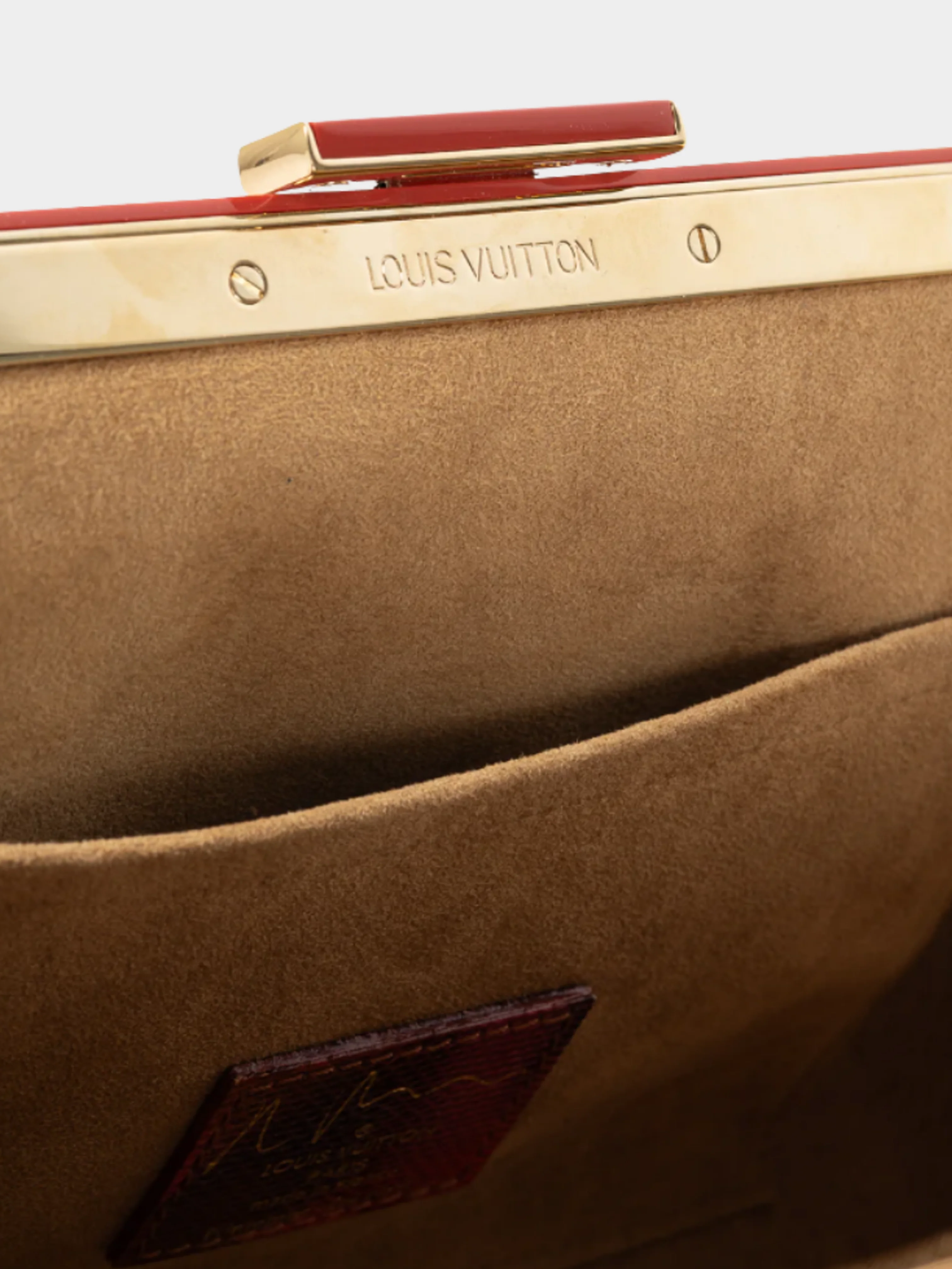 Louis Vuitton x Richard Prince SS 2008 Runway Papillon Frame Watercolor Bag - Image 4