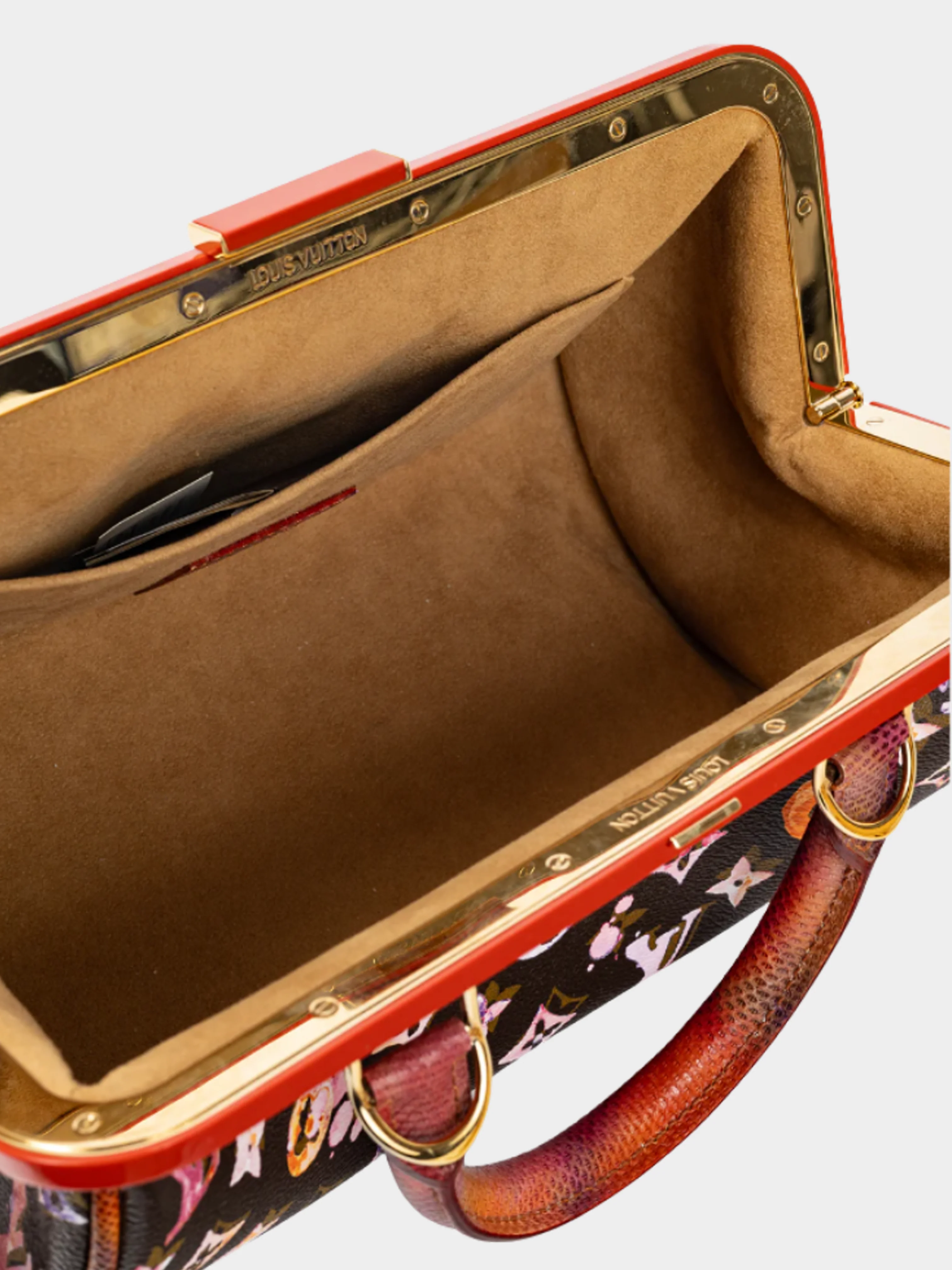 Louis Vuitton x Richard Prince SS 2008 Runway Papillon Frame Watercolor Bag - Image 5