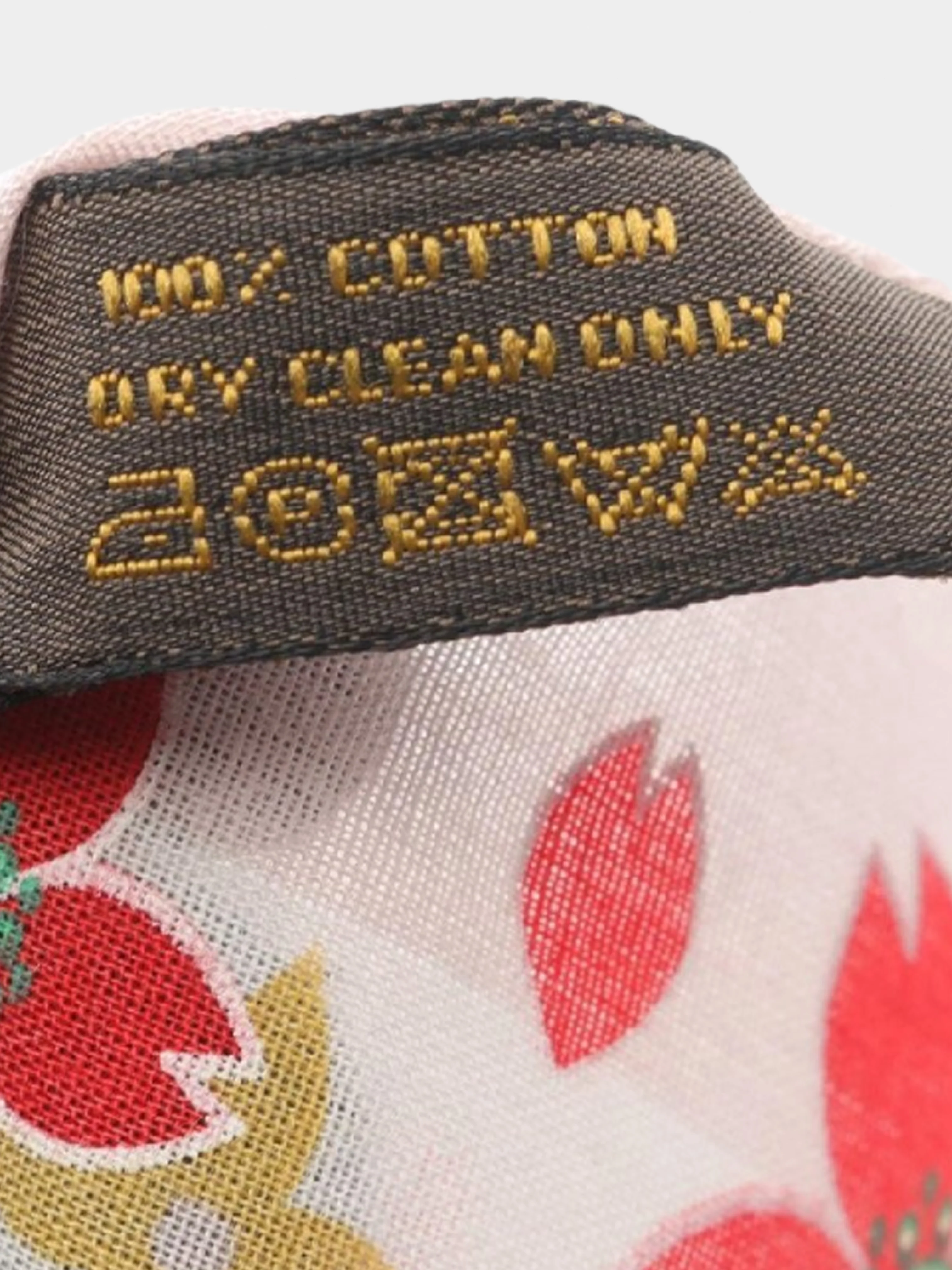 Louis Vuitton x Takashi Murakami 2003 Pink Cherry Blossom Monogram Scarf - Image 4