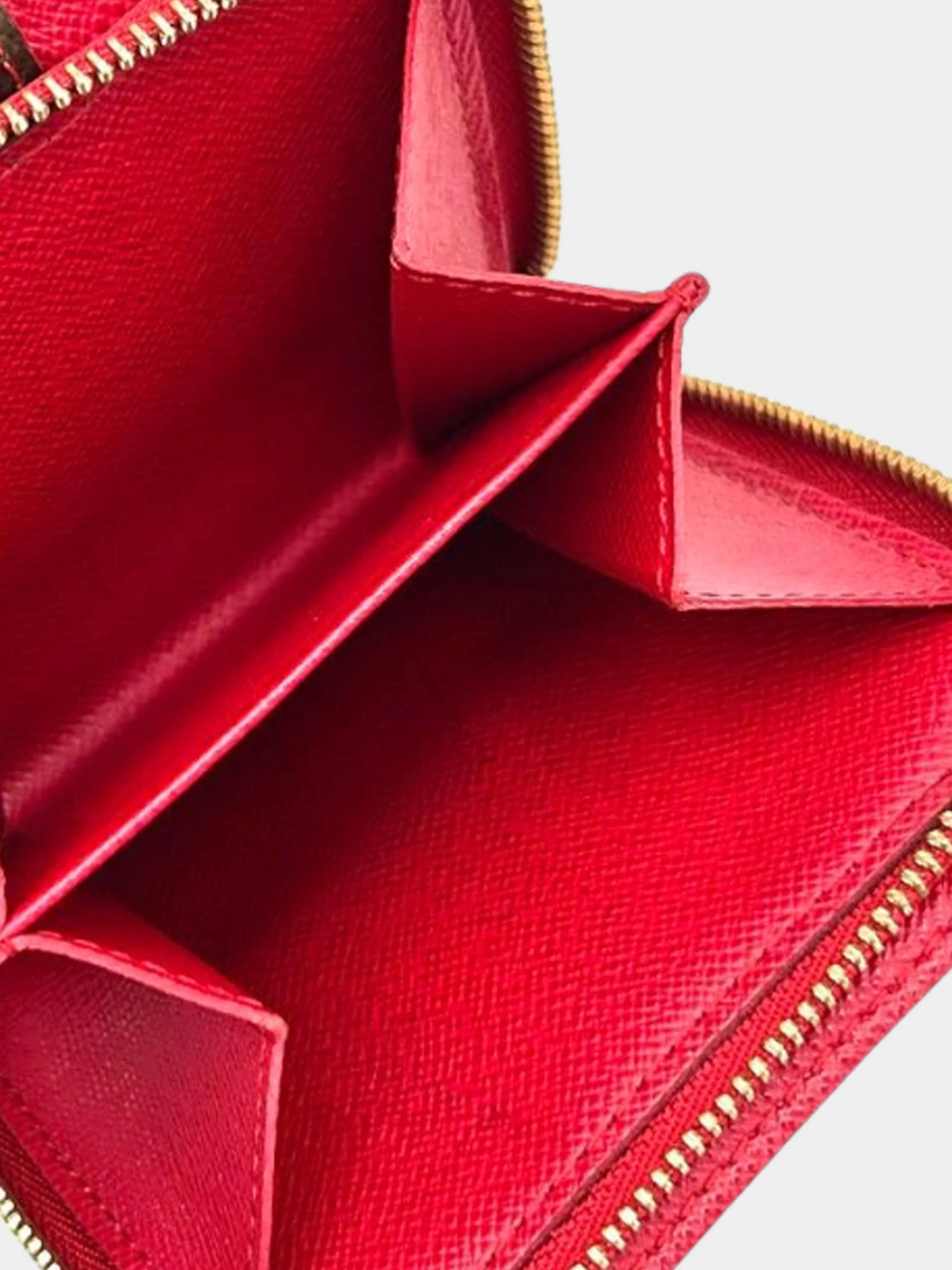 Louis Vuitton x Takashi Murakami 2005 Brown Cherry Print Monogram Bifold Wallet - Image 4