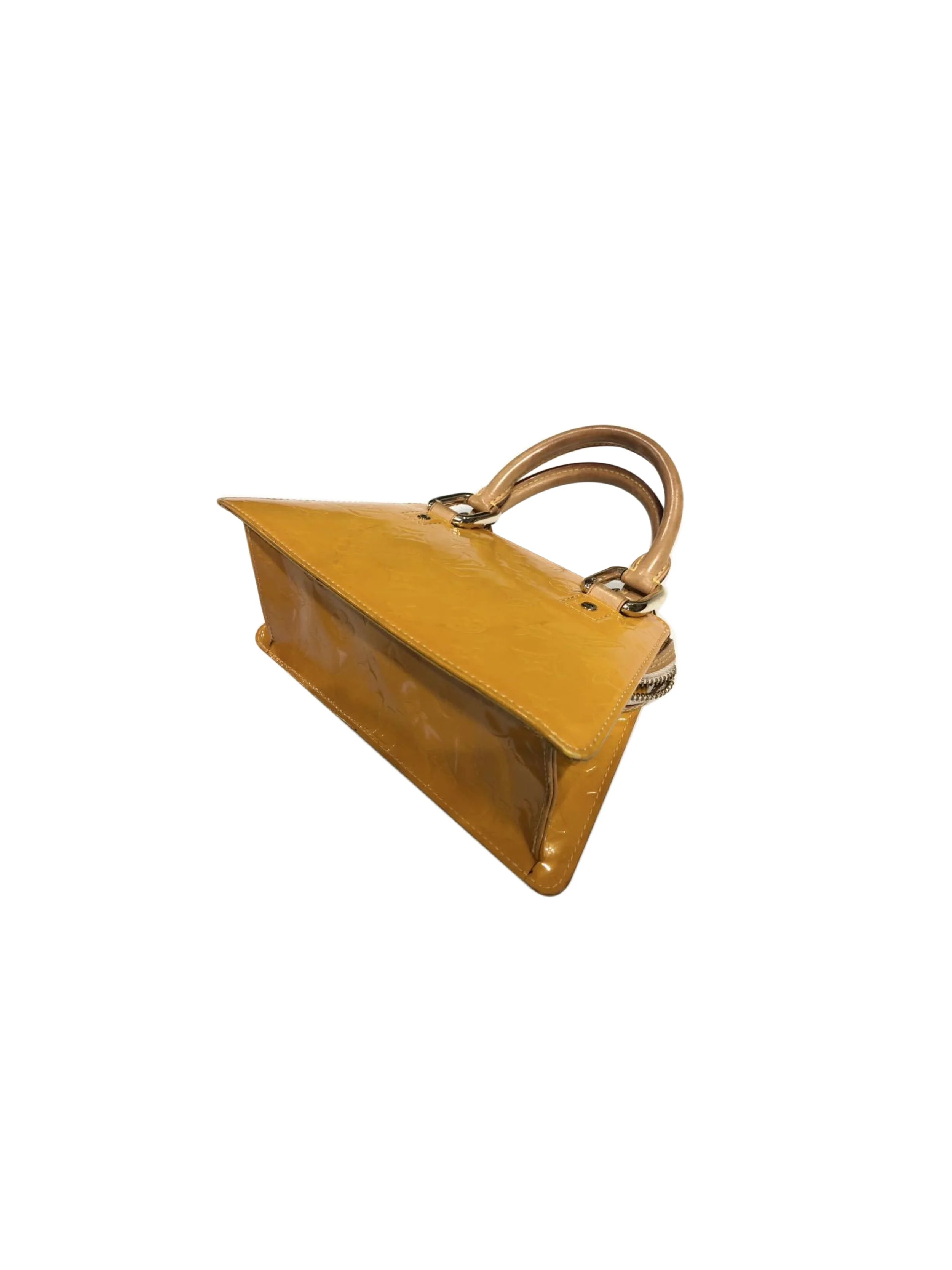 Louis Vuitton 2000s Vernis Yellow Forsyth Bag - Image 2