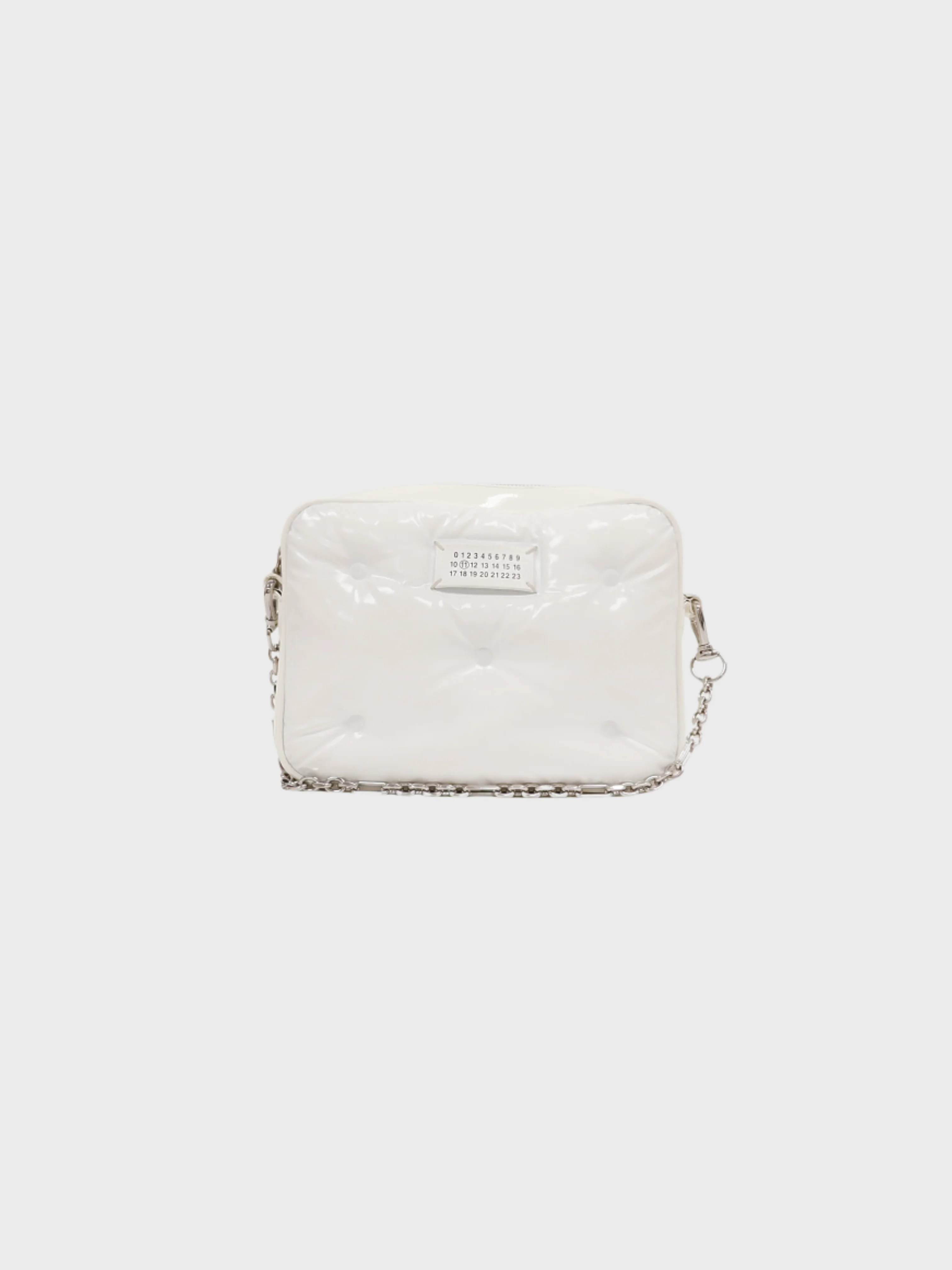 Maison Margiela SS 2018 White Leather Glam Slam Shoulder Bag
