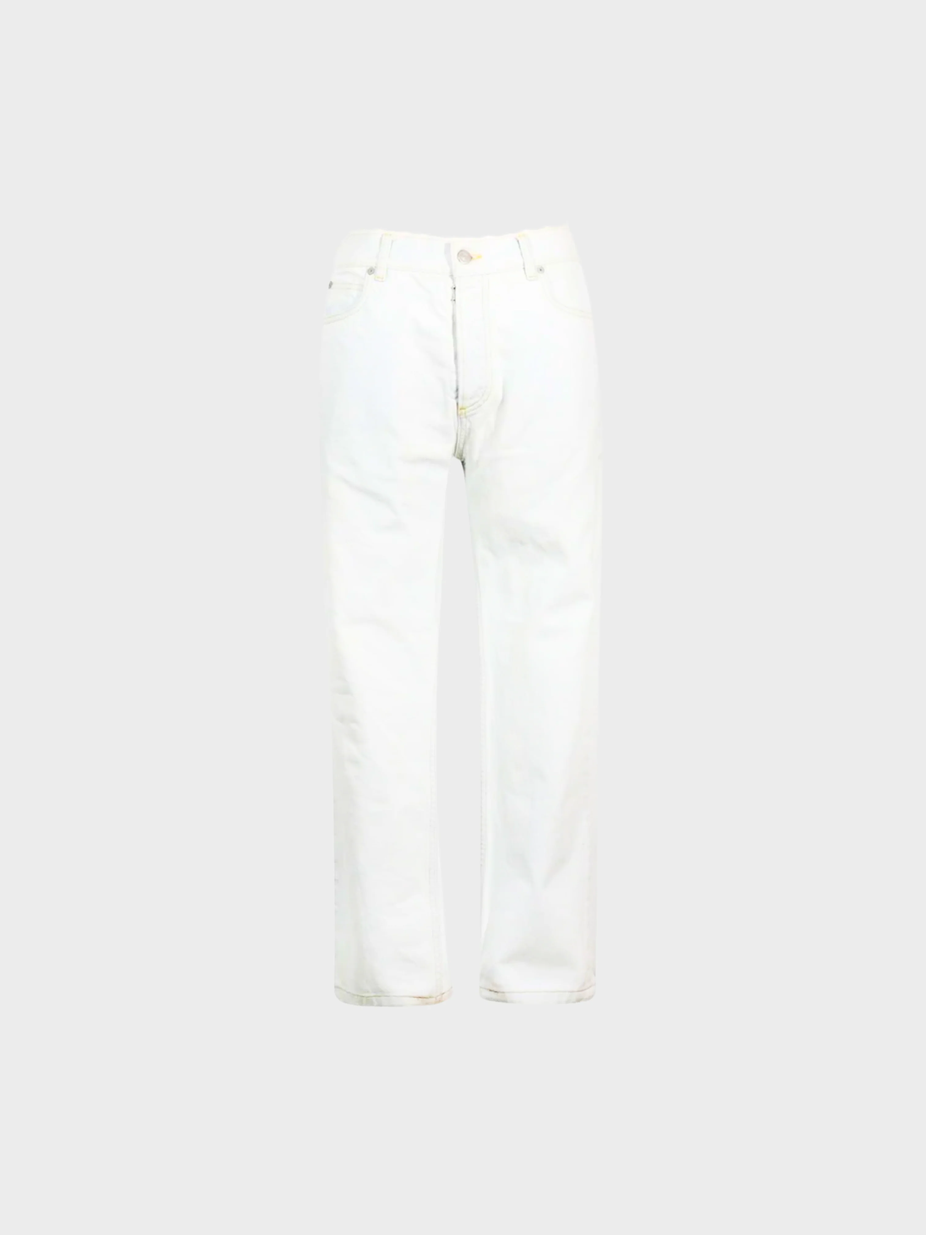 Maison Margiela 2018 Bleach Washed Denim Pants