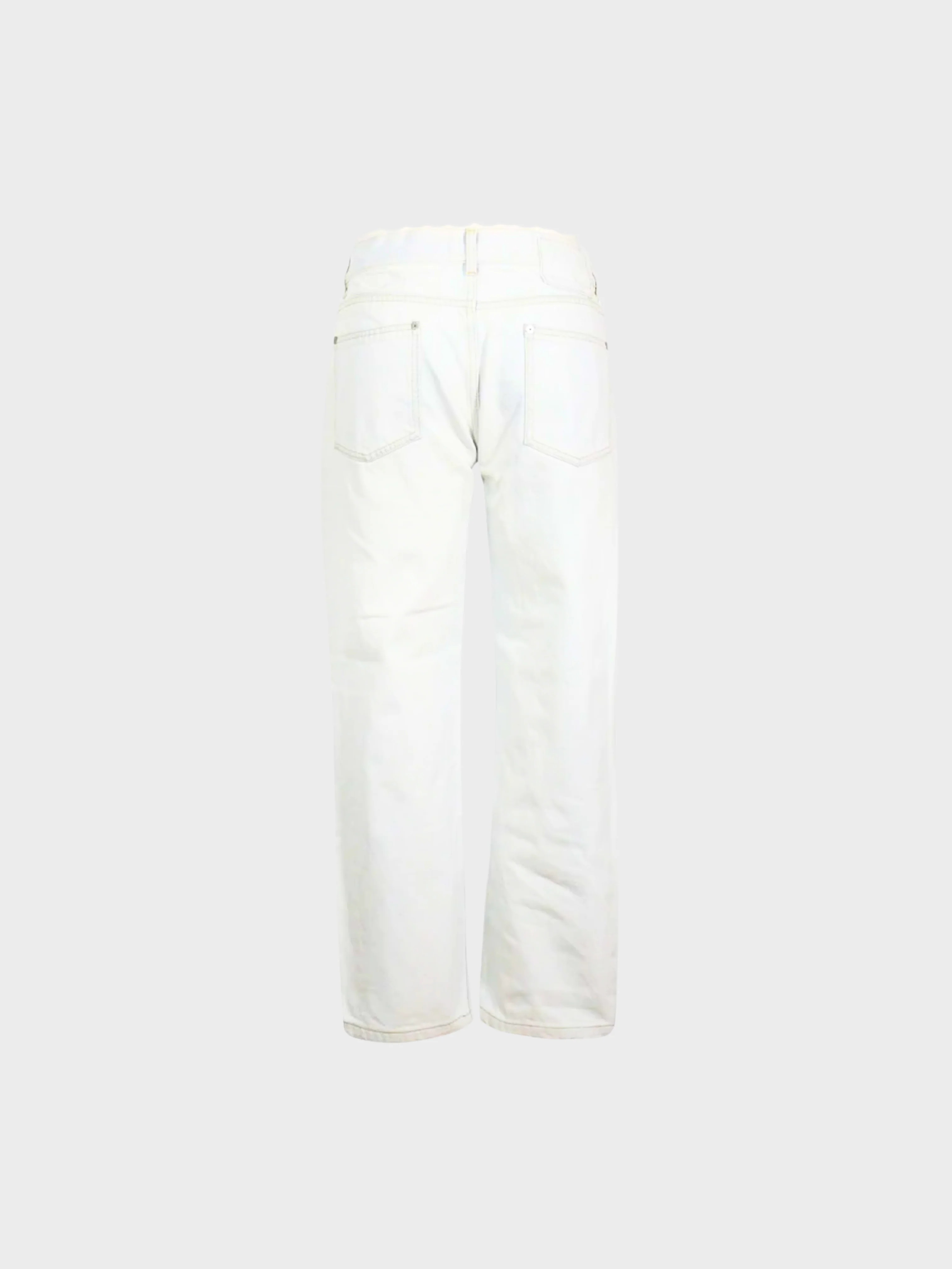 Maison Margiela 2018 Bleach Washed Denim Pants - Image 2