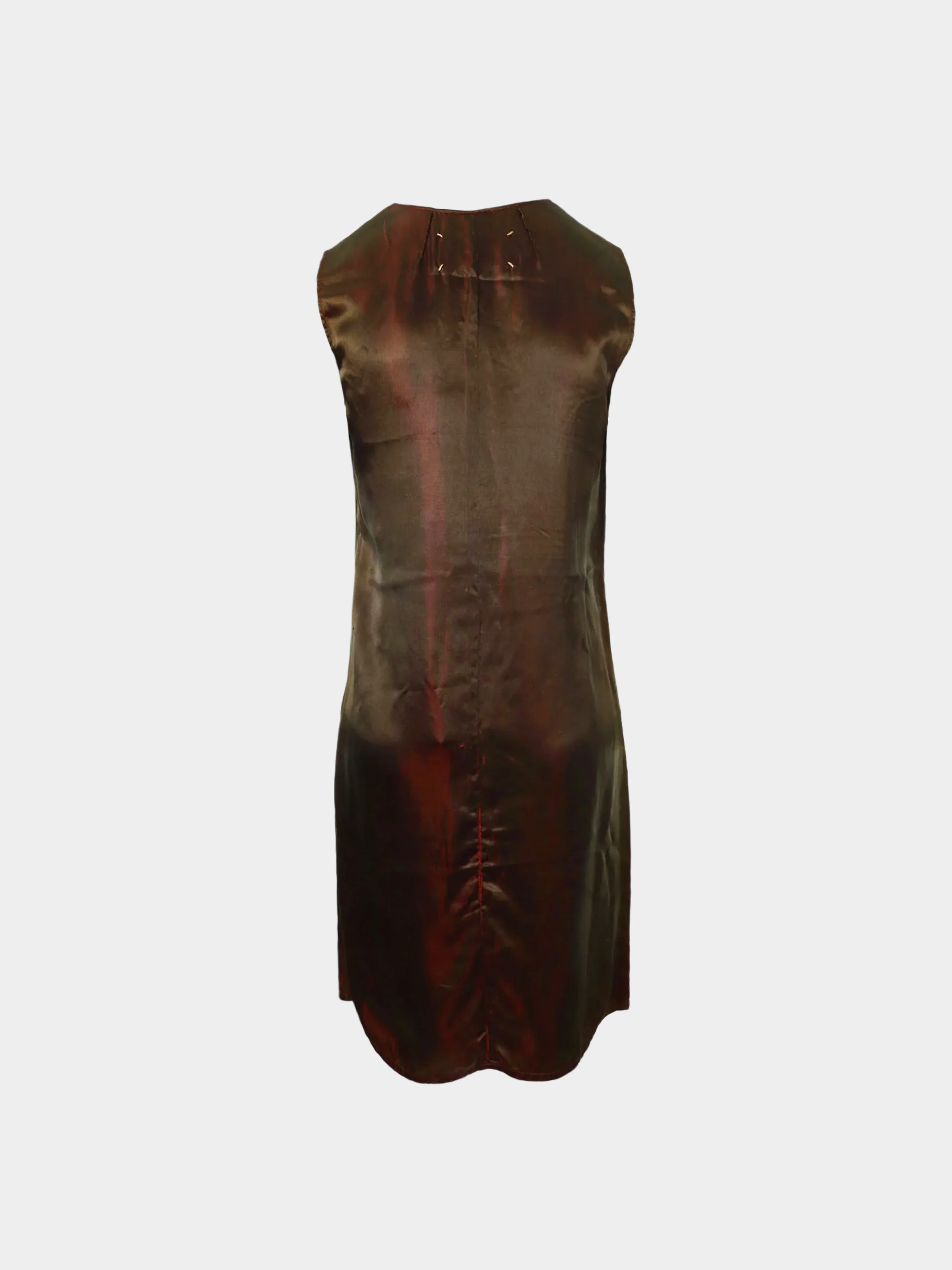 Maison Martin Margiela AW 1997 Red Printed Sheath Dress - Image 2