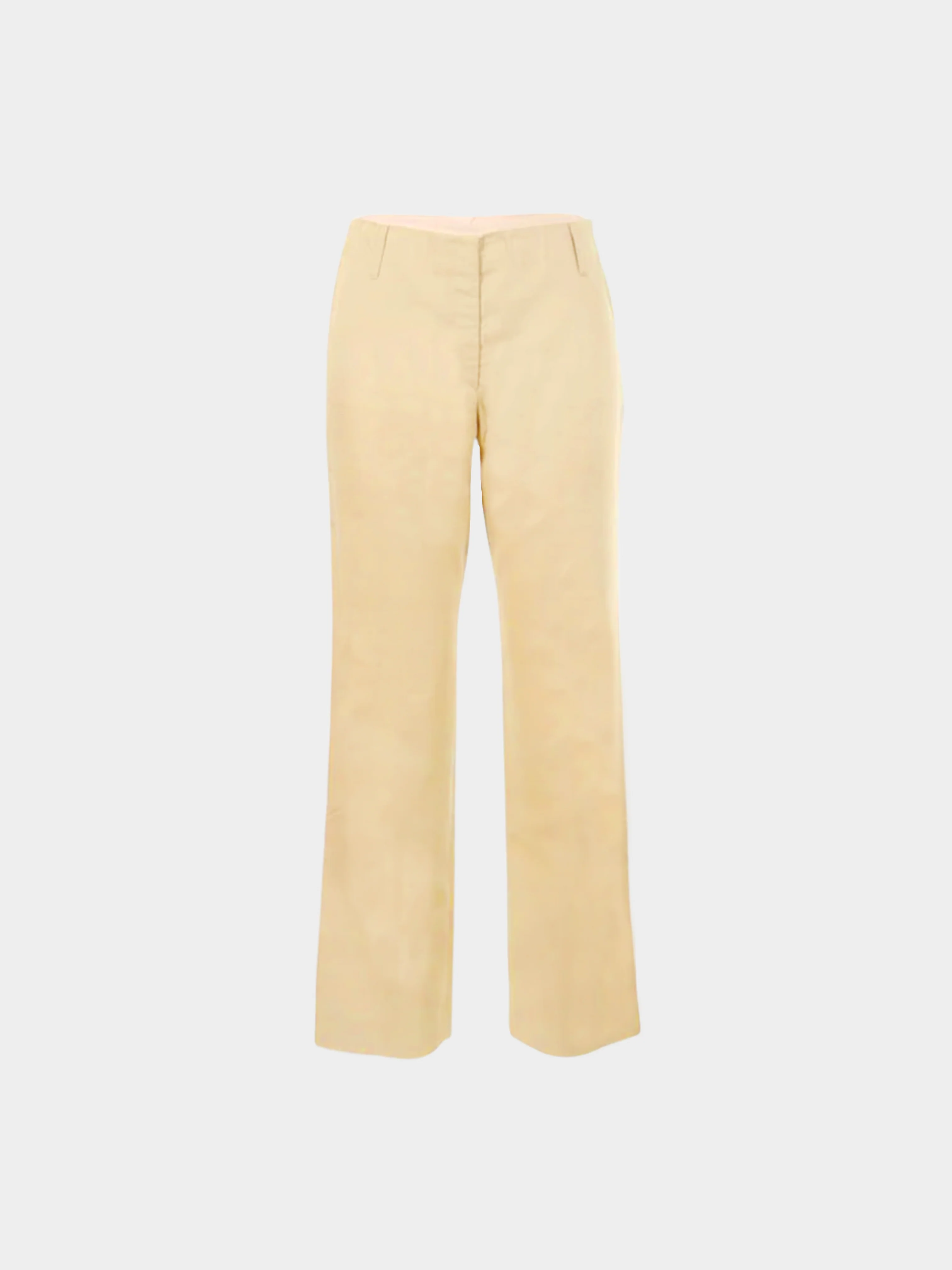 Maison Martin Margiela AW 2001 Beige Cotton Trouser