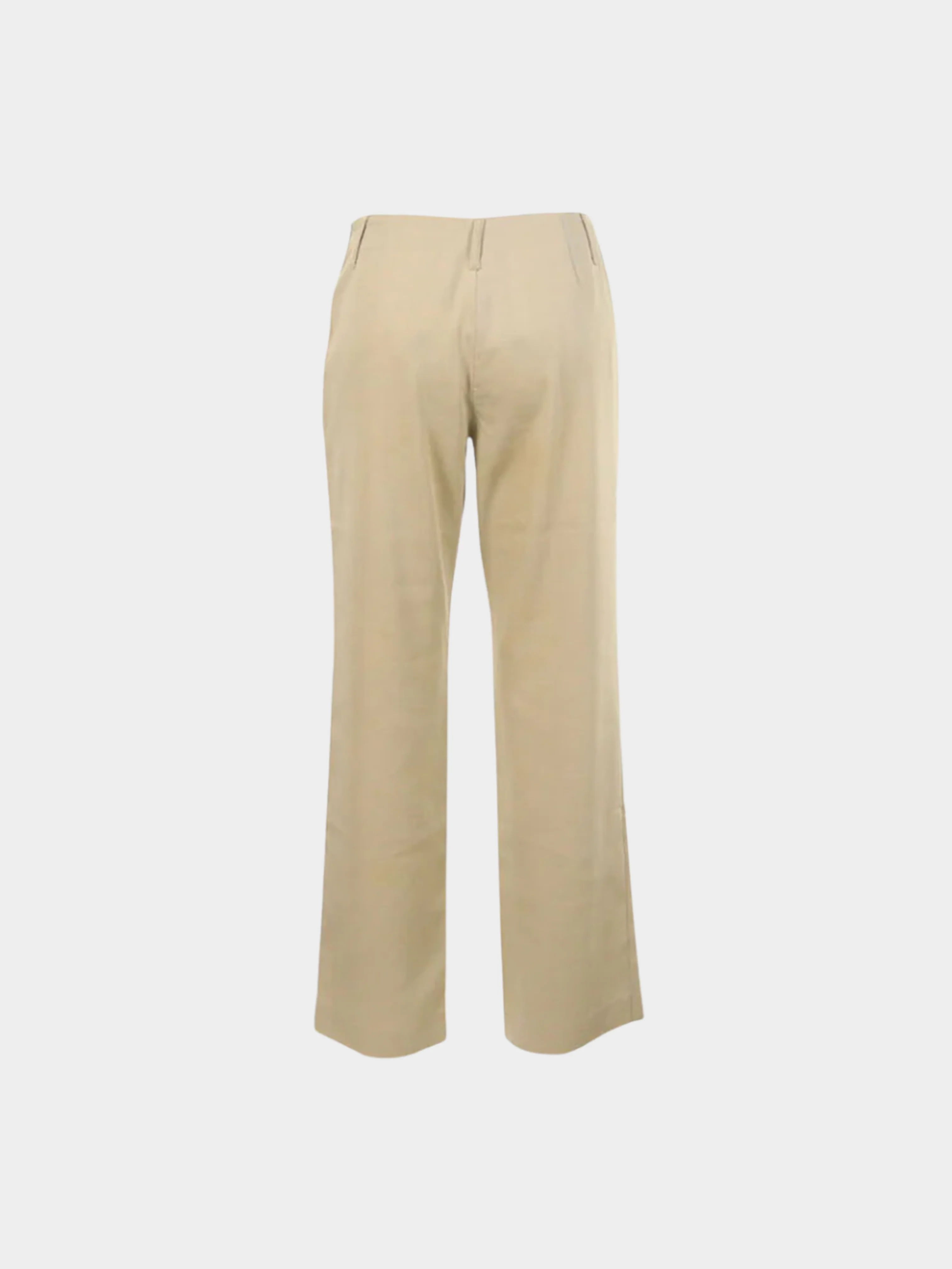 Maison Martin Margiela AW 2001 Beige Cotton Trouser - Image 2