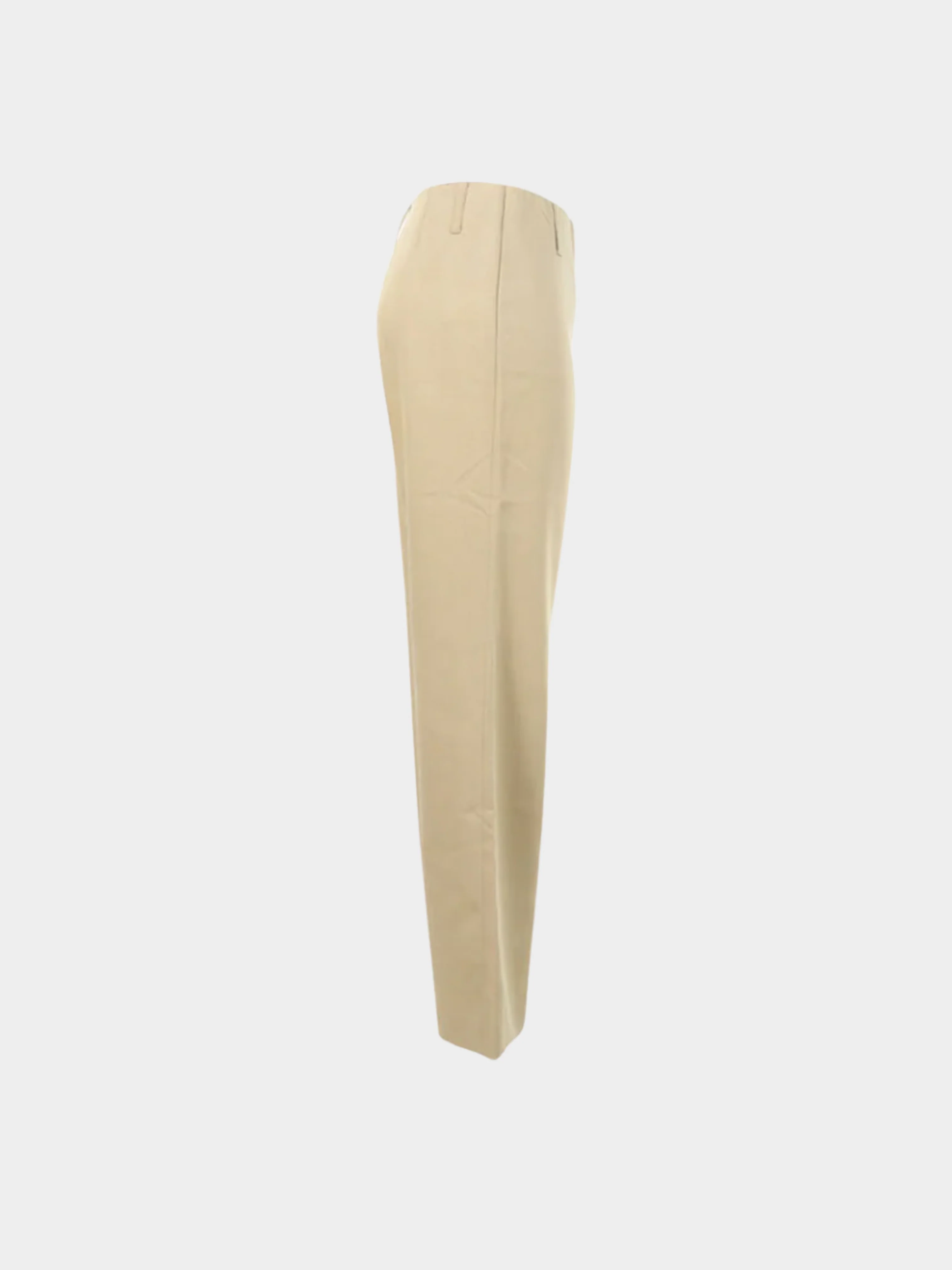 Maison Martin Margiela AW 2001 Beige Cotton Trouser - Image 3