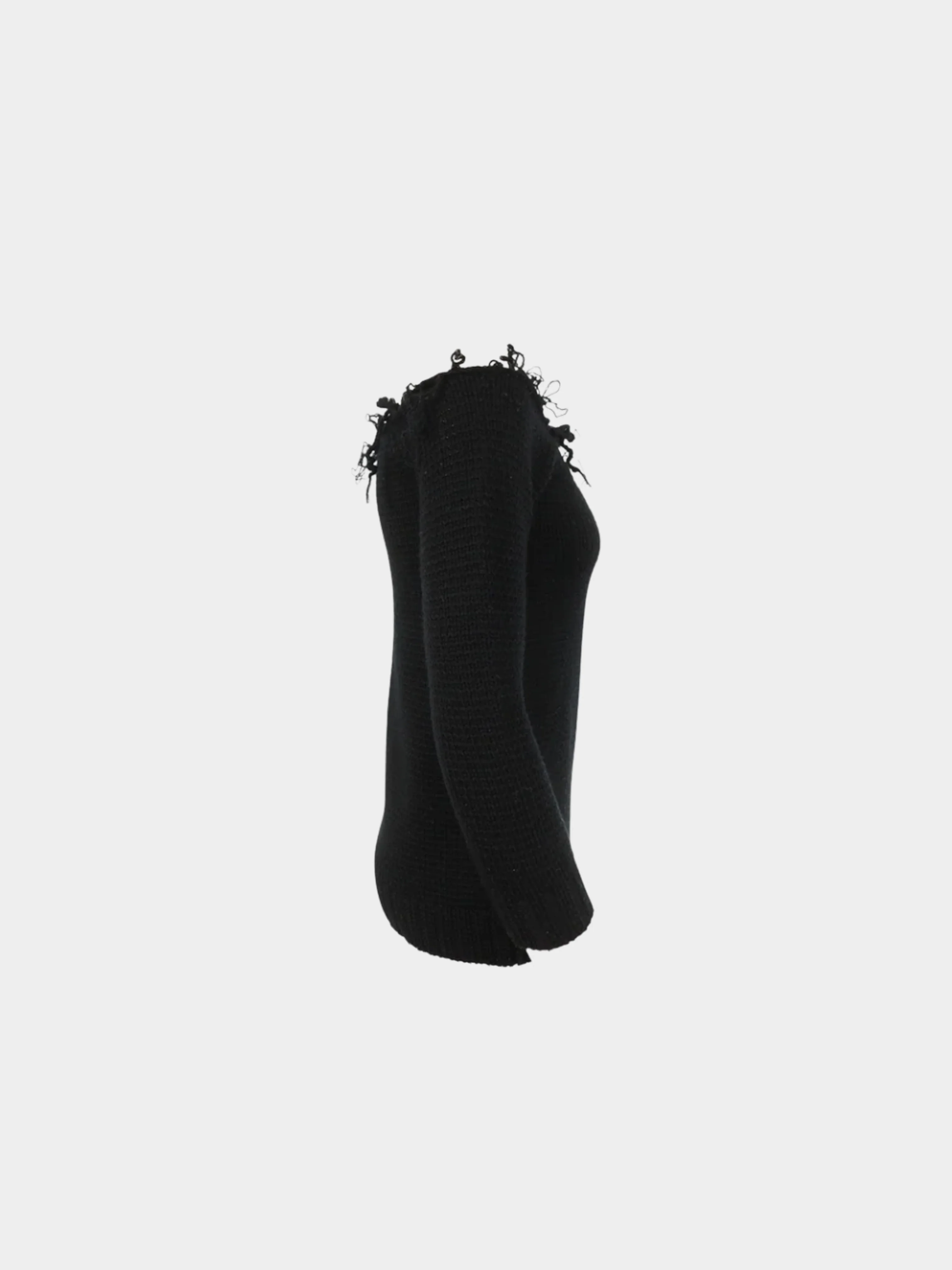 Maison Martin Margiela AW 2001 Black Off Shoulder Top - Image 3