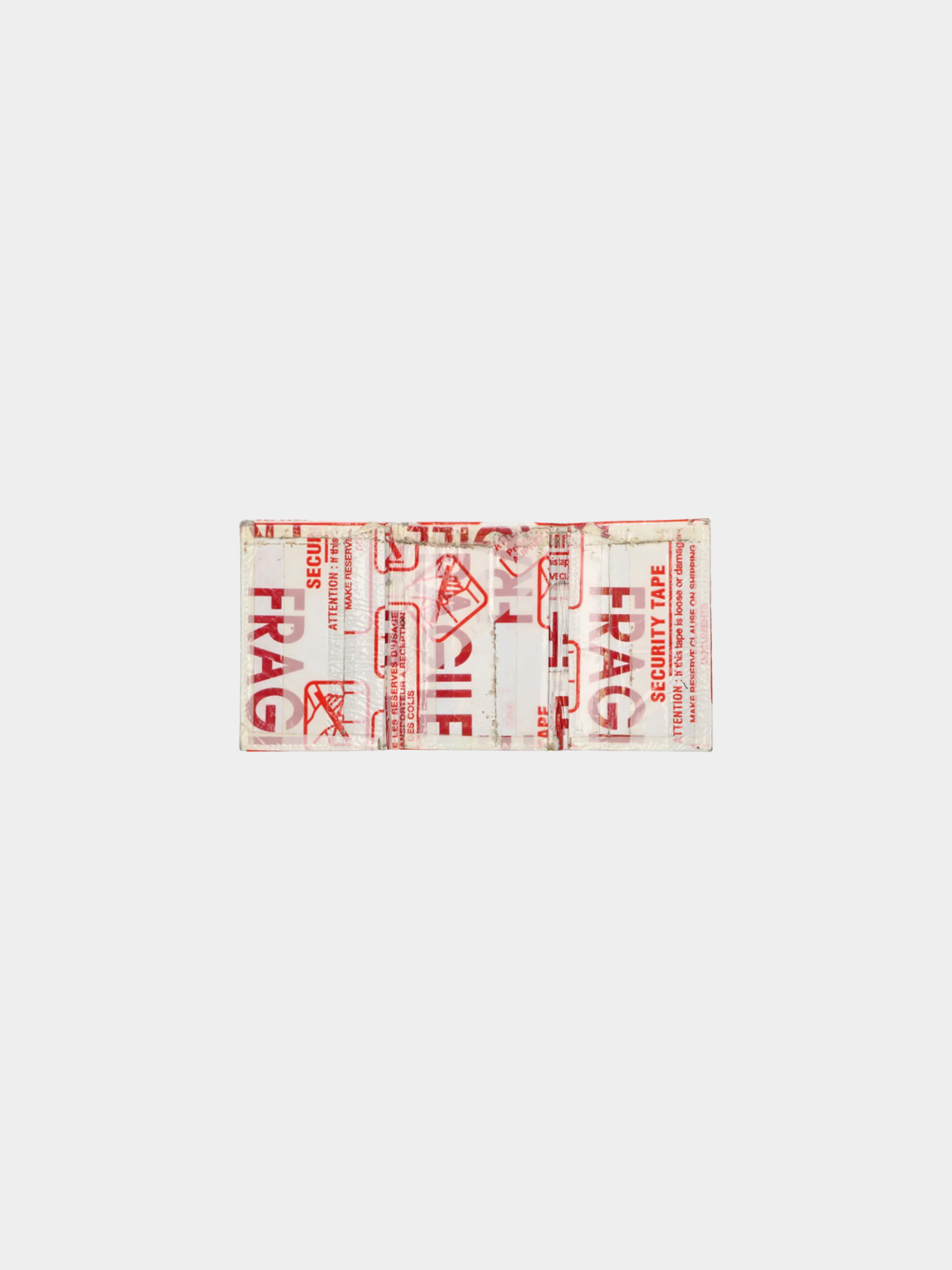 Maison Martin Margiela SS 2006 Red and Off-white Graphic Printed Wallet - Image 3