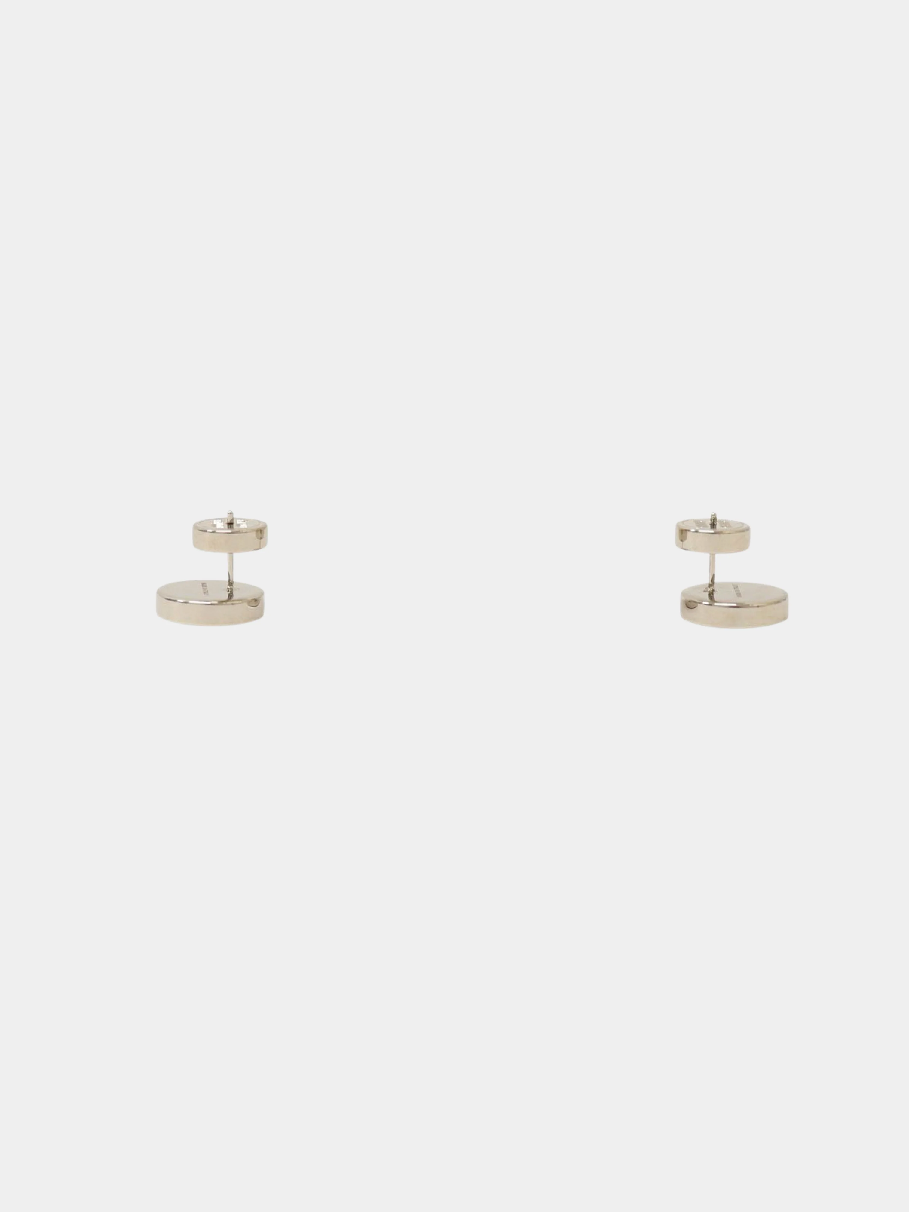 Miu Miu 2010s Enamel Metal Earrings - Image 3