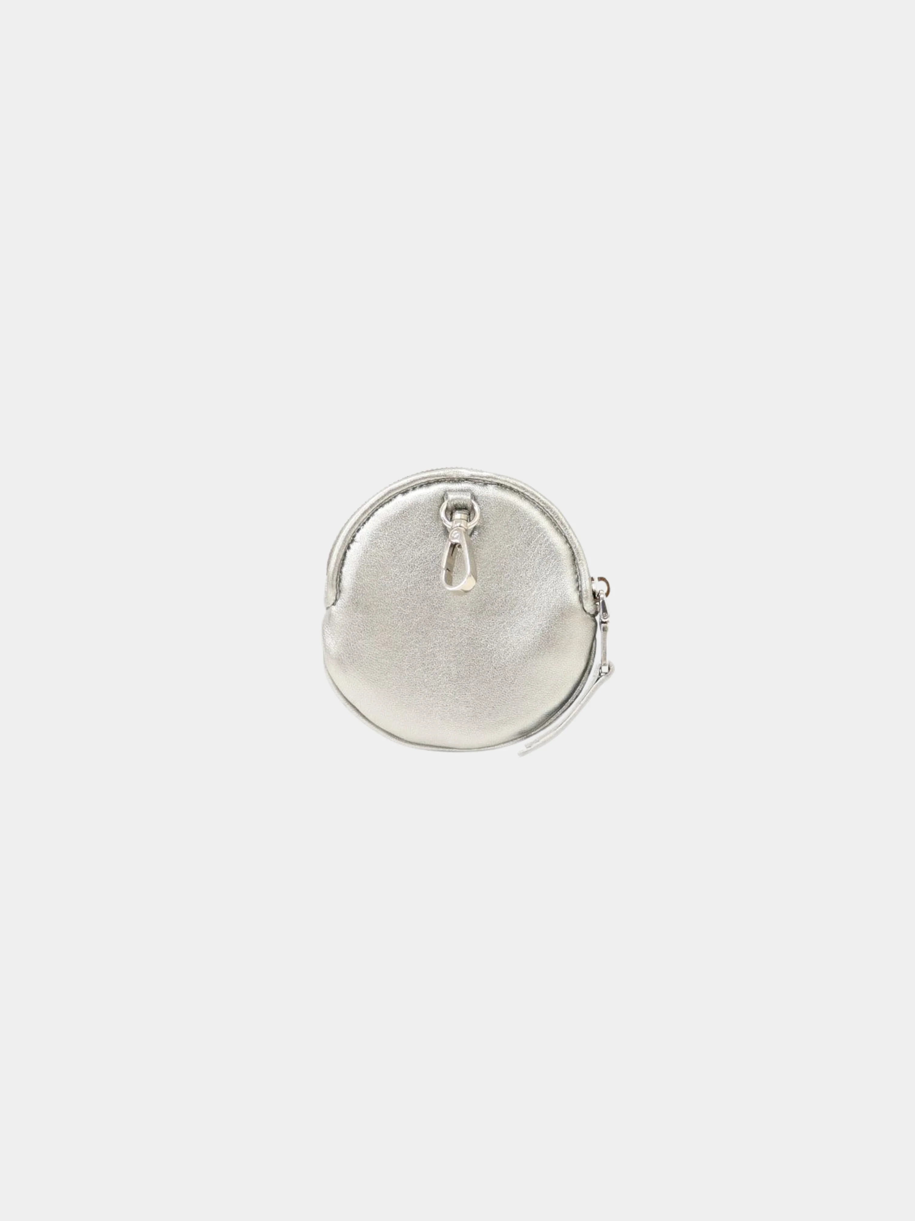 Miu Miu 2010s Silver Circle Coin Case Wallet - Image 2