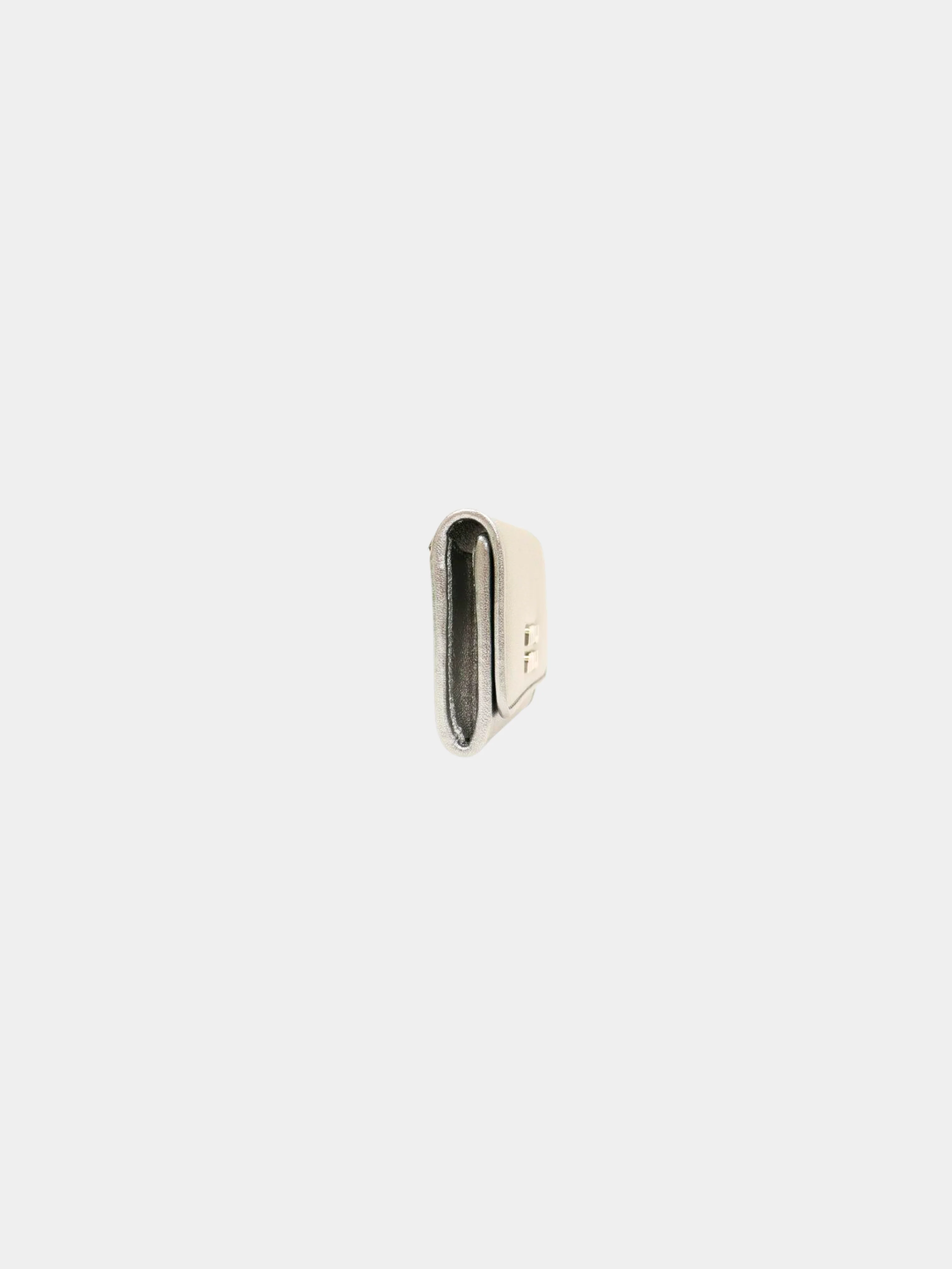 Miu Miu 2010s Silver Logo chain wallet - Image 3