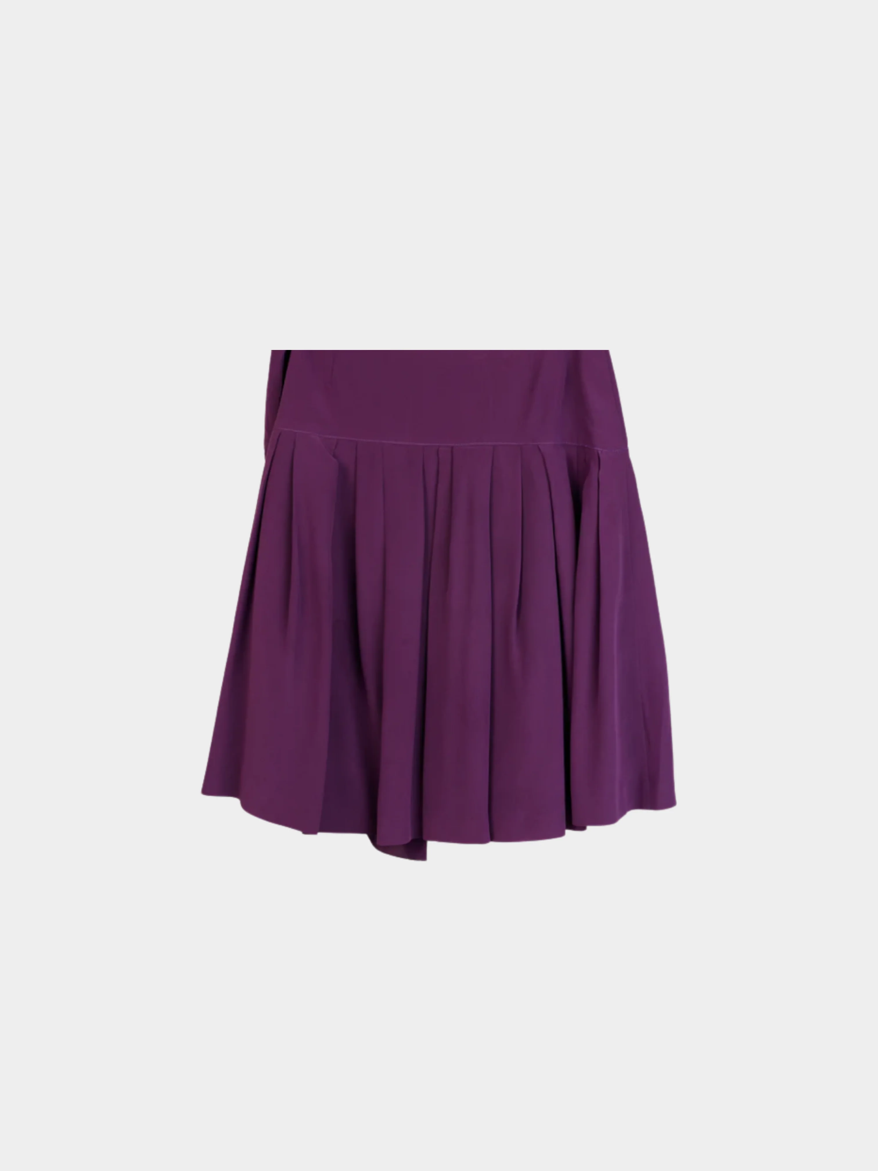 Miu Miu 2012 Purple Drop Waist Skirt - Image 2