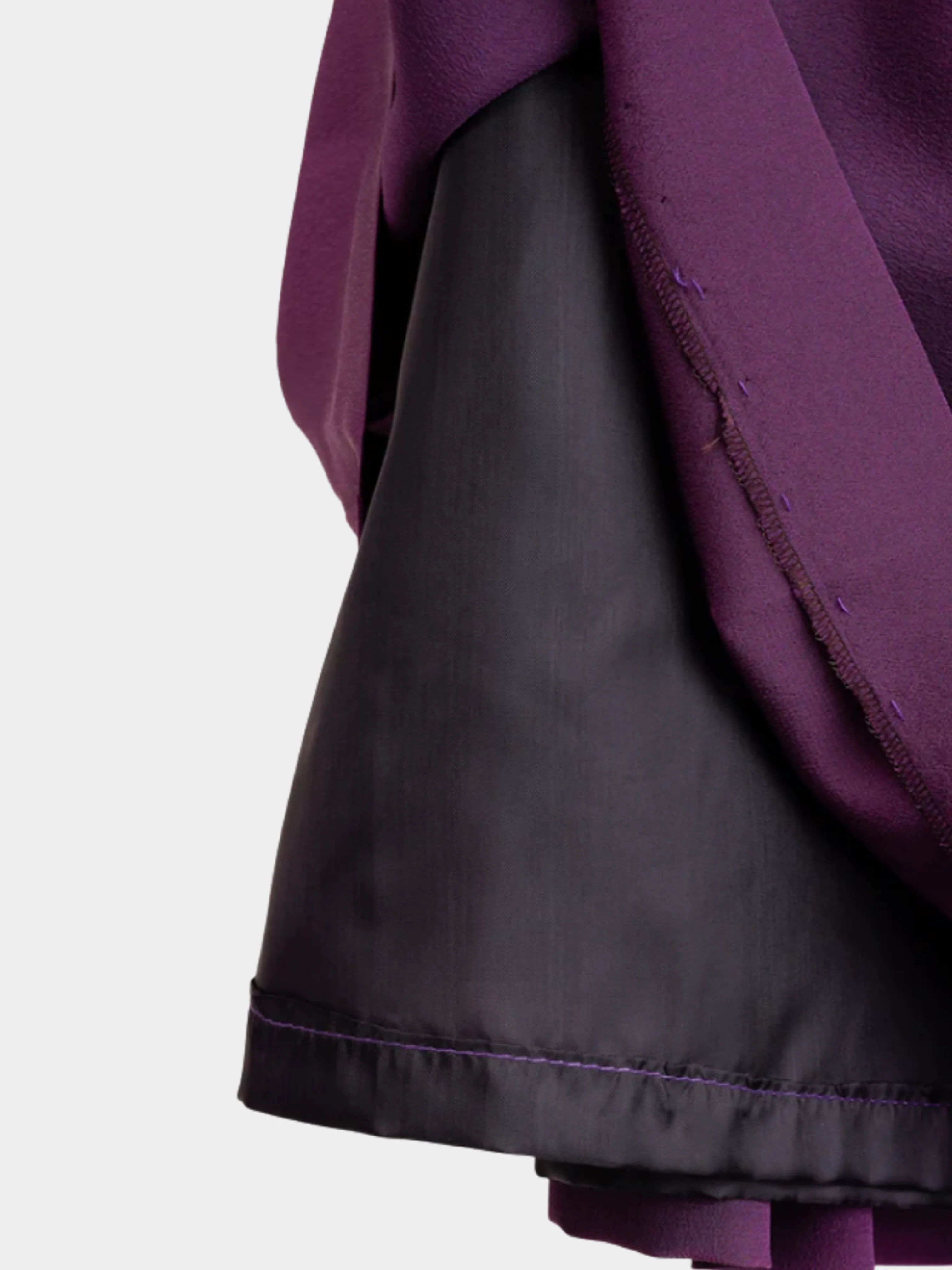 Miu Miu 2012 Purple Drop Waist Skirt - Image 3