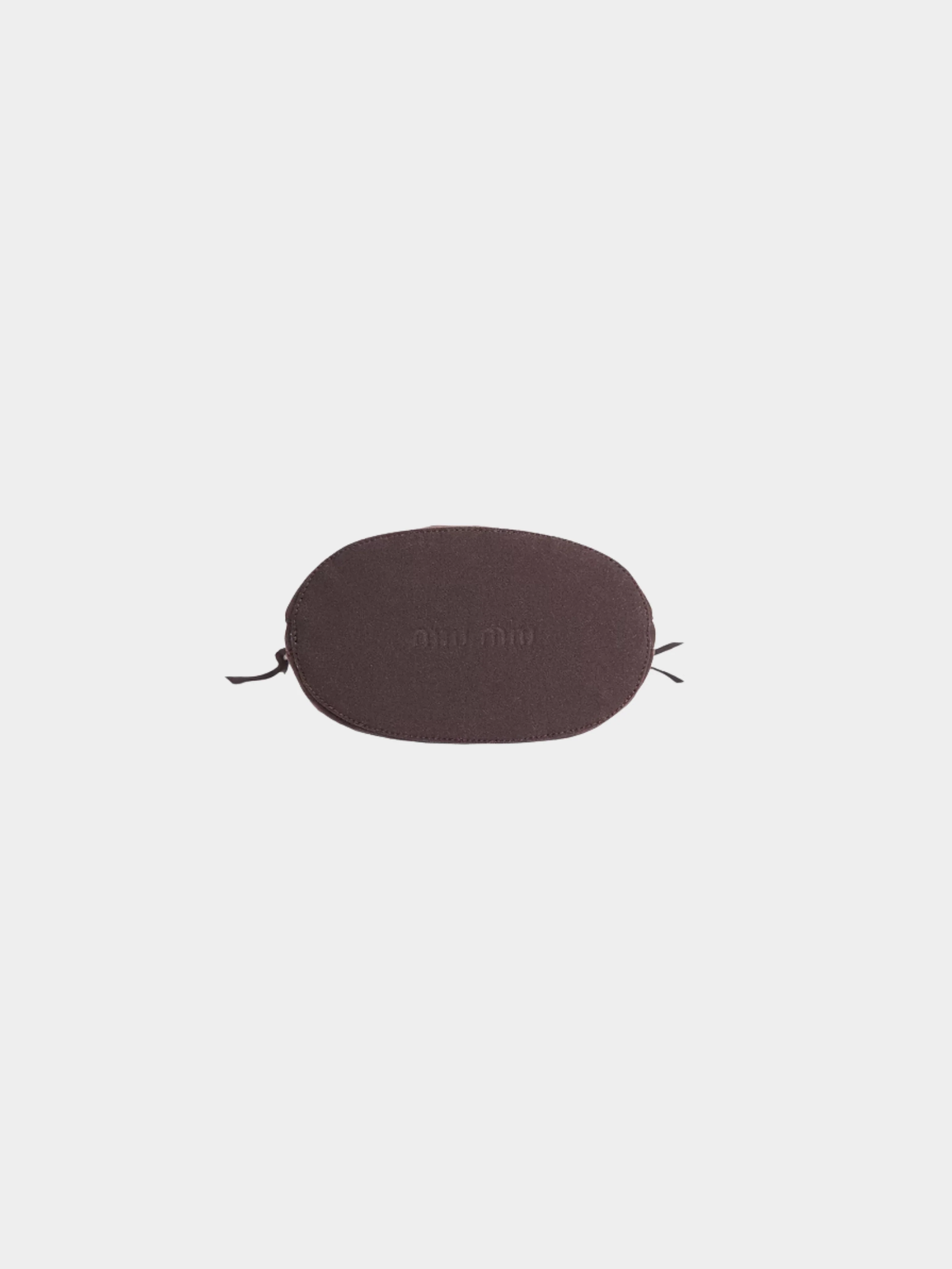 Miu Miu Early 1990s Brown Mini Tote Bag - Image 4
